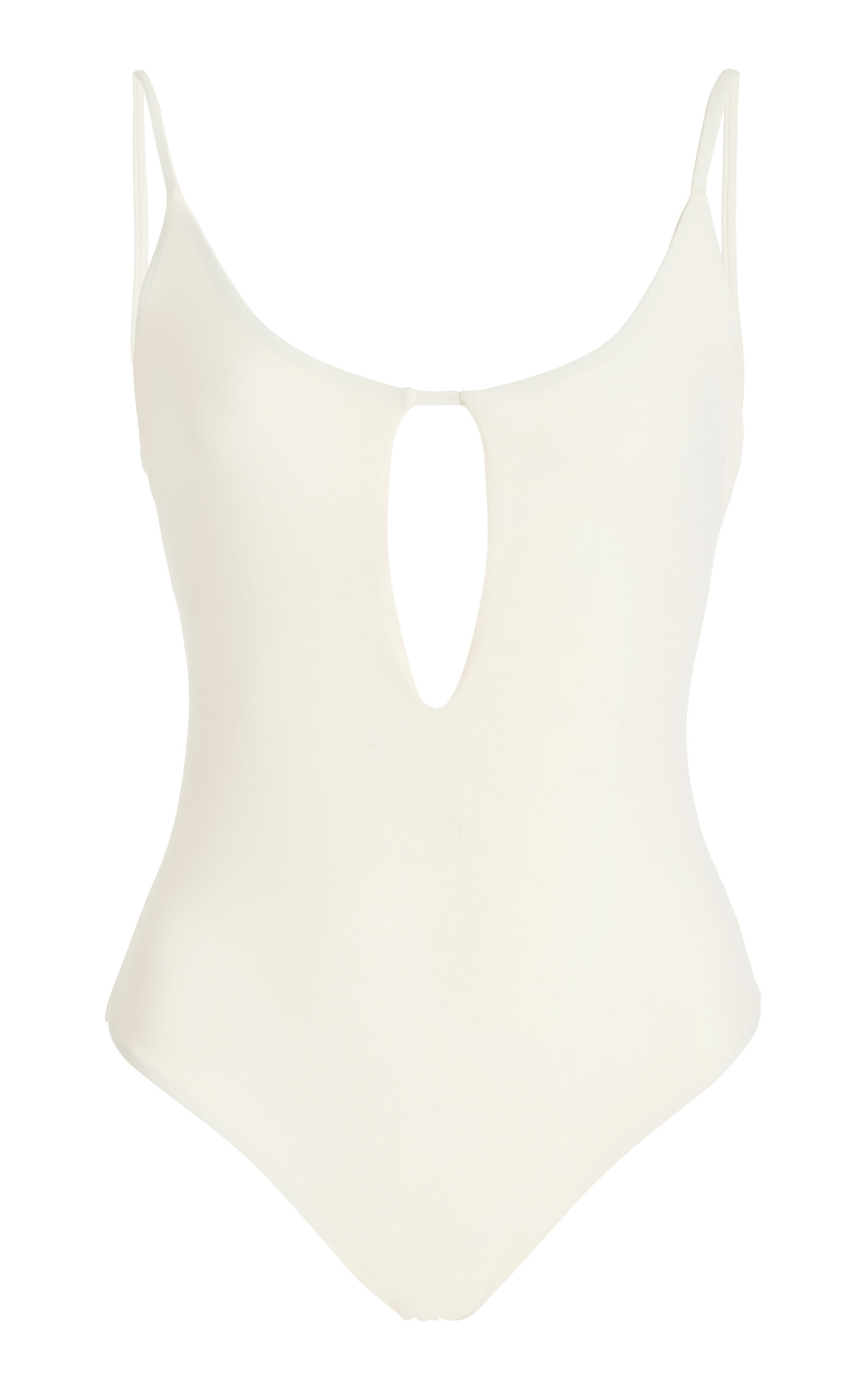 Anemos Keyhole One-piece Swimsuit In White