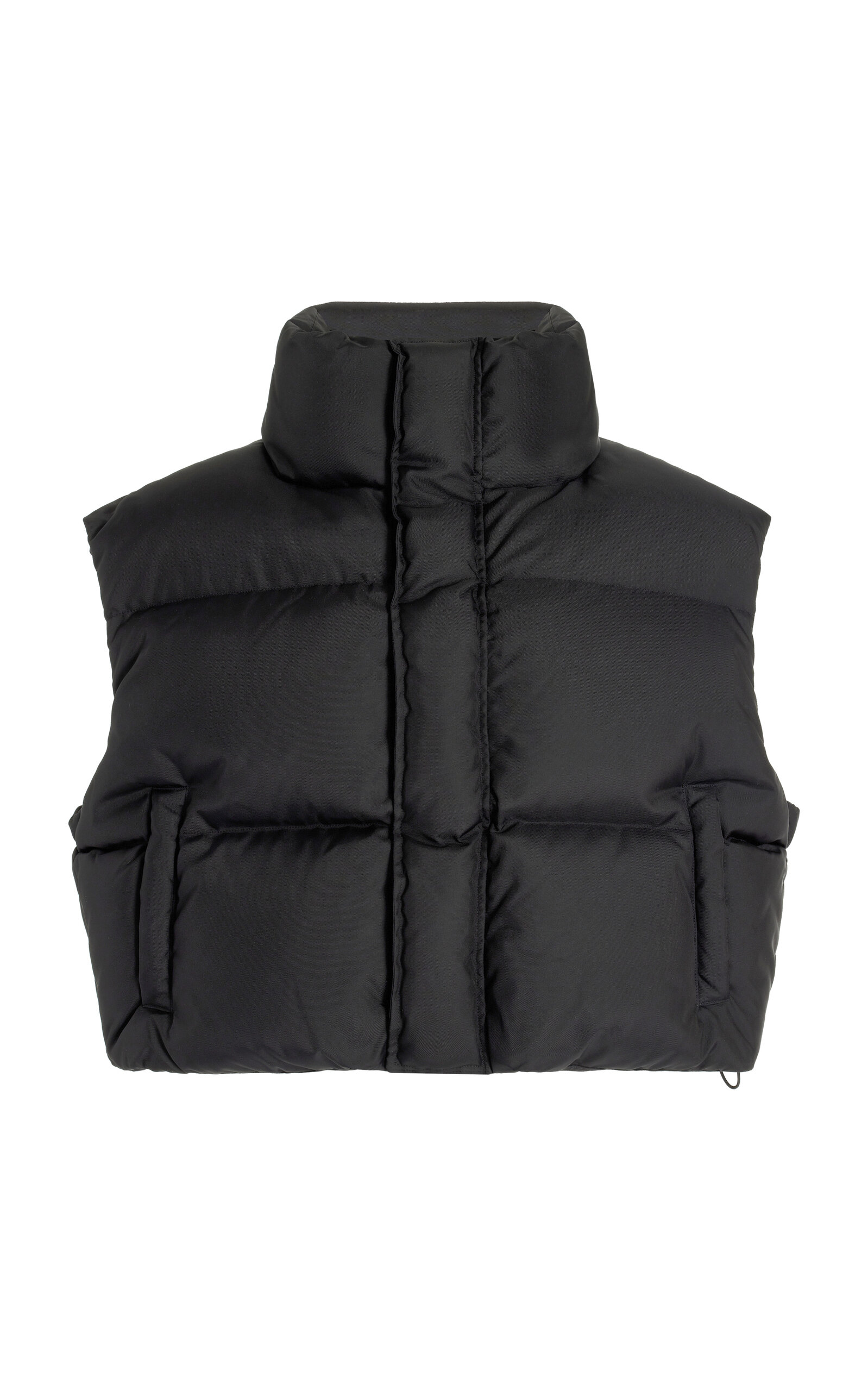 Wardrobe.nyc High-neck Down Puffer Vest In Black