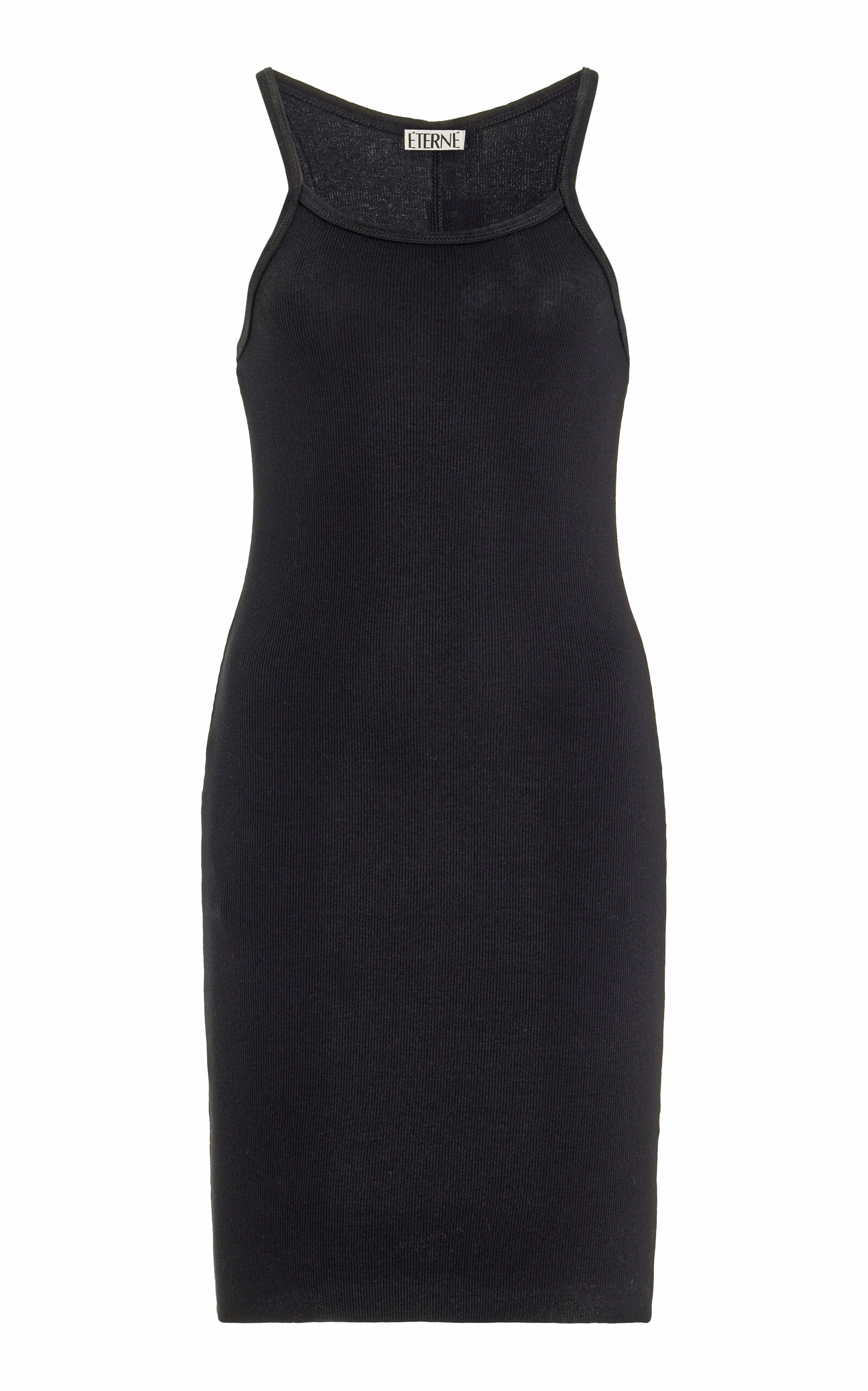 Éterne Stretch Cotton-Modal Jersey Mini Dress