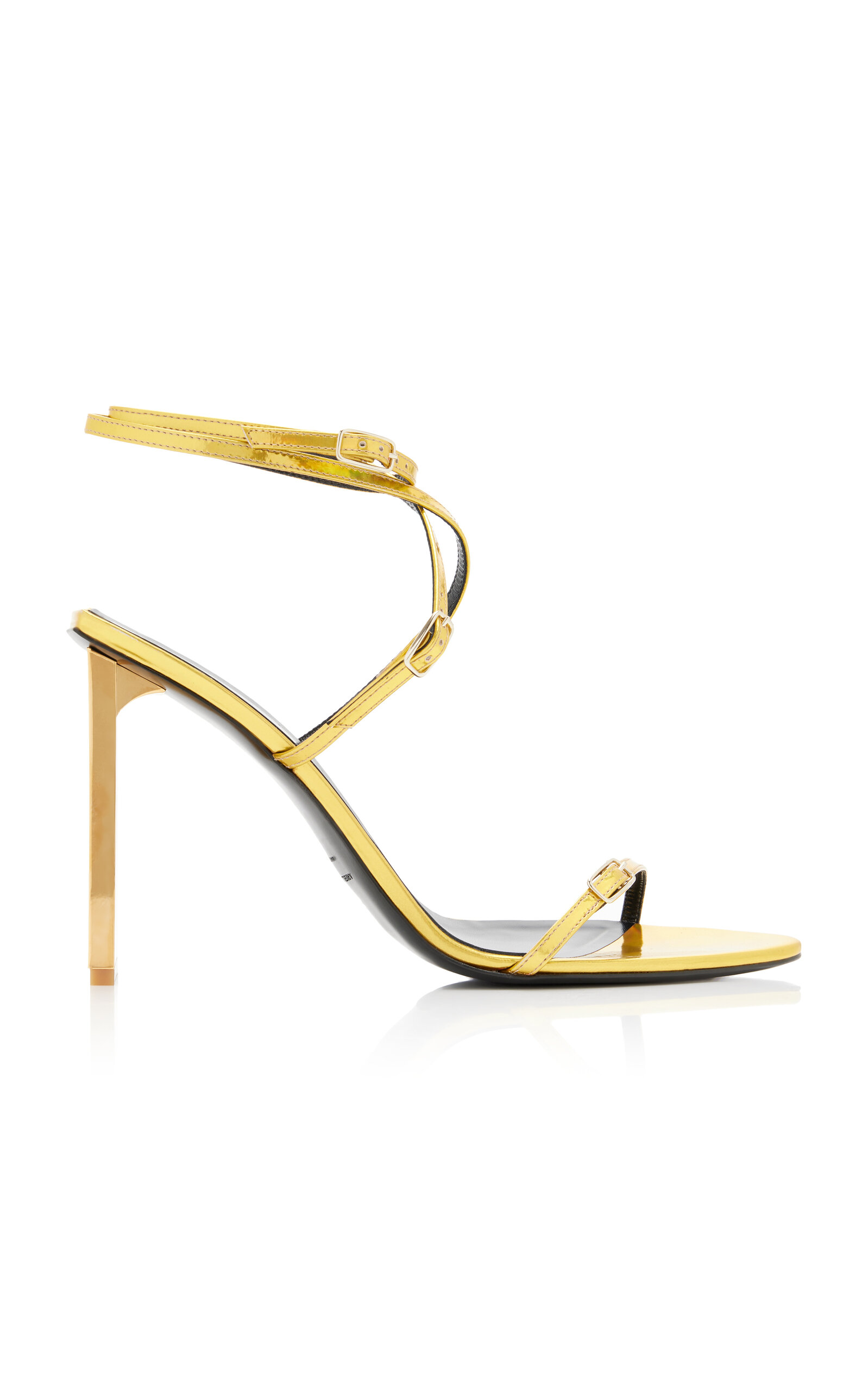 Arielle Baron Women's Cattiva Leather Sandals In Gold