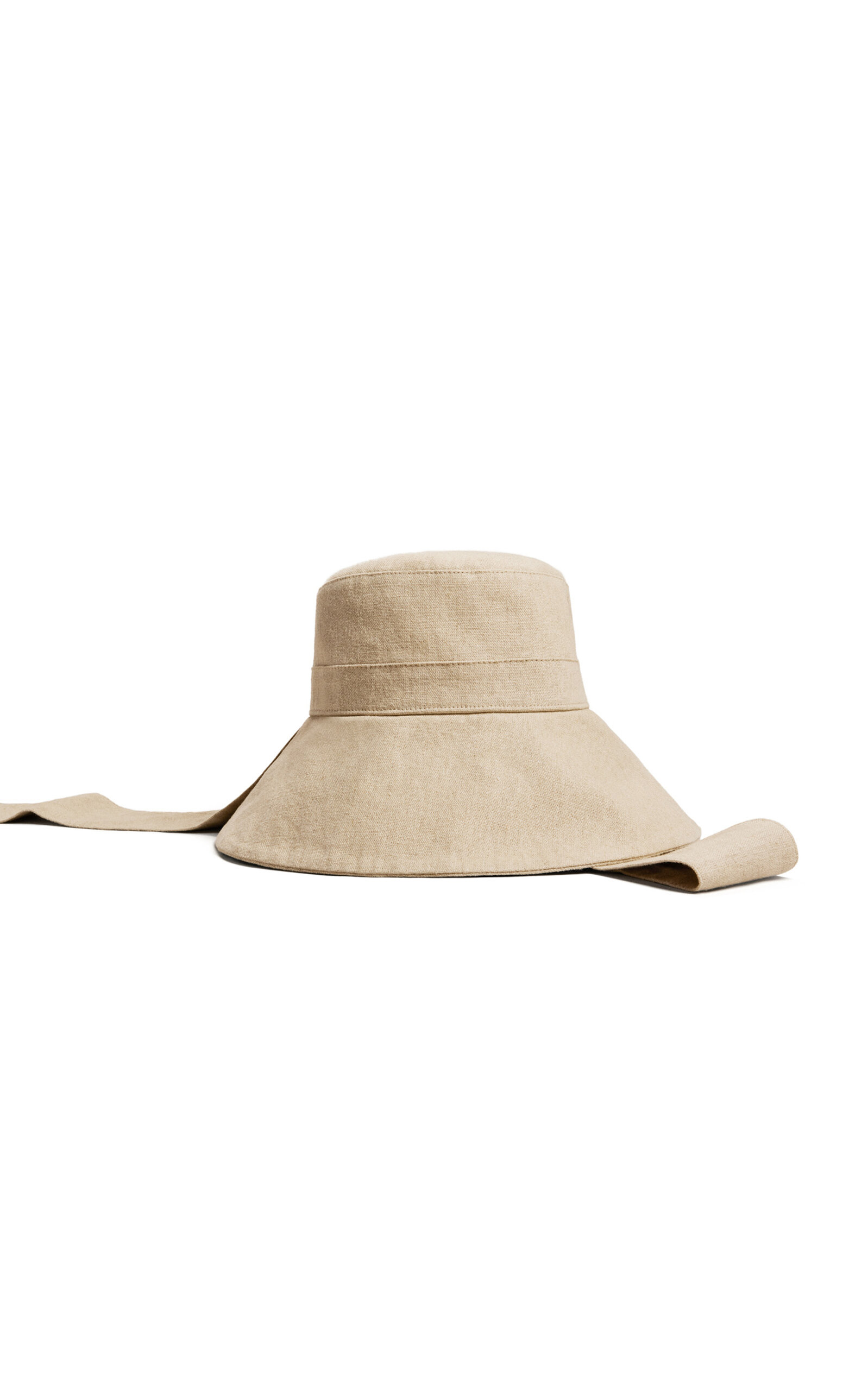 Jacquemus - Women's Le Bob Bando Linen Bucket Hat - Neutral - EU 56 - Moda Operandi
