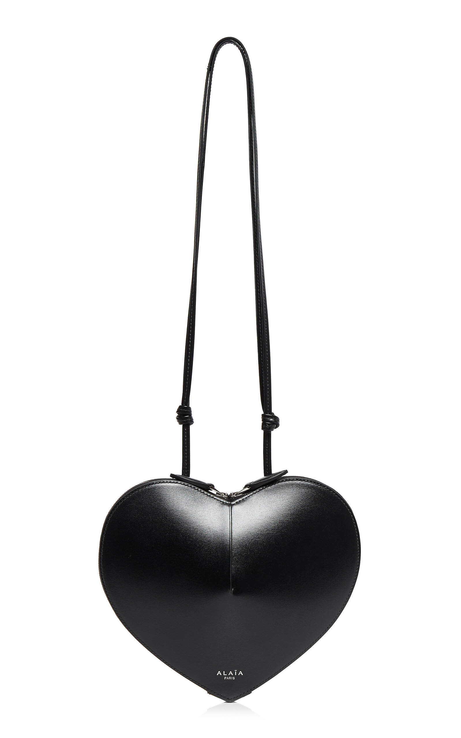 ALAÏA Le Coeur Leather Crossbody Bag