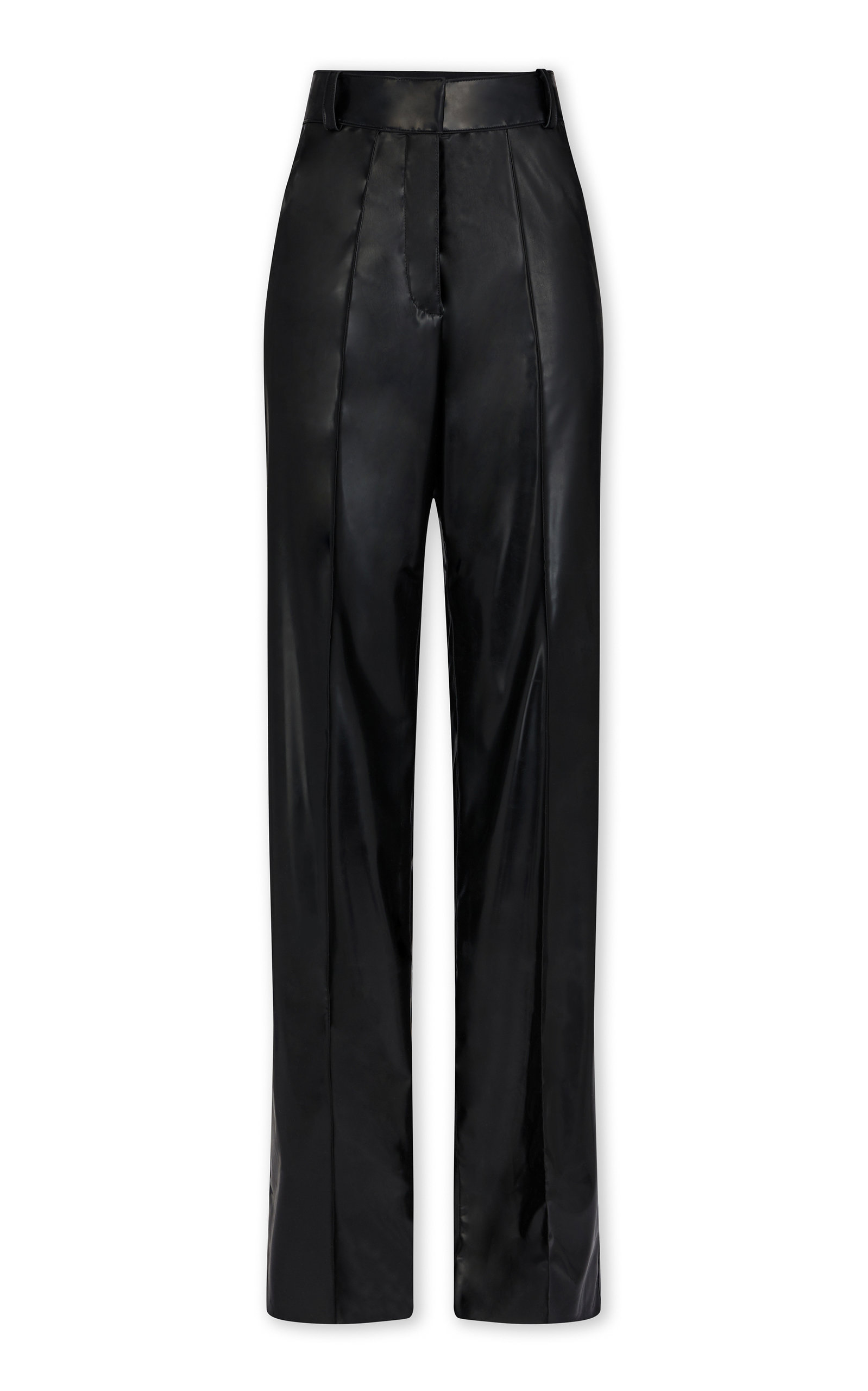 Paco Rabanne - Women's Latex Straight-Leg Pants - Black - Only At Moda Operandi