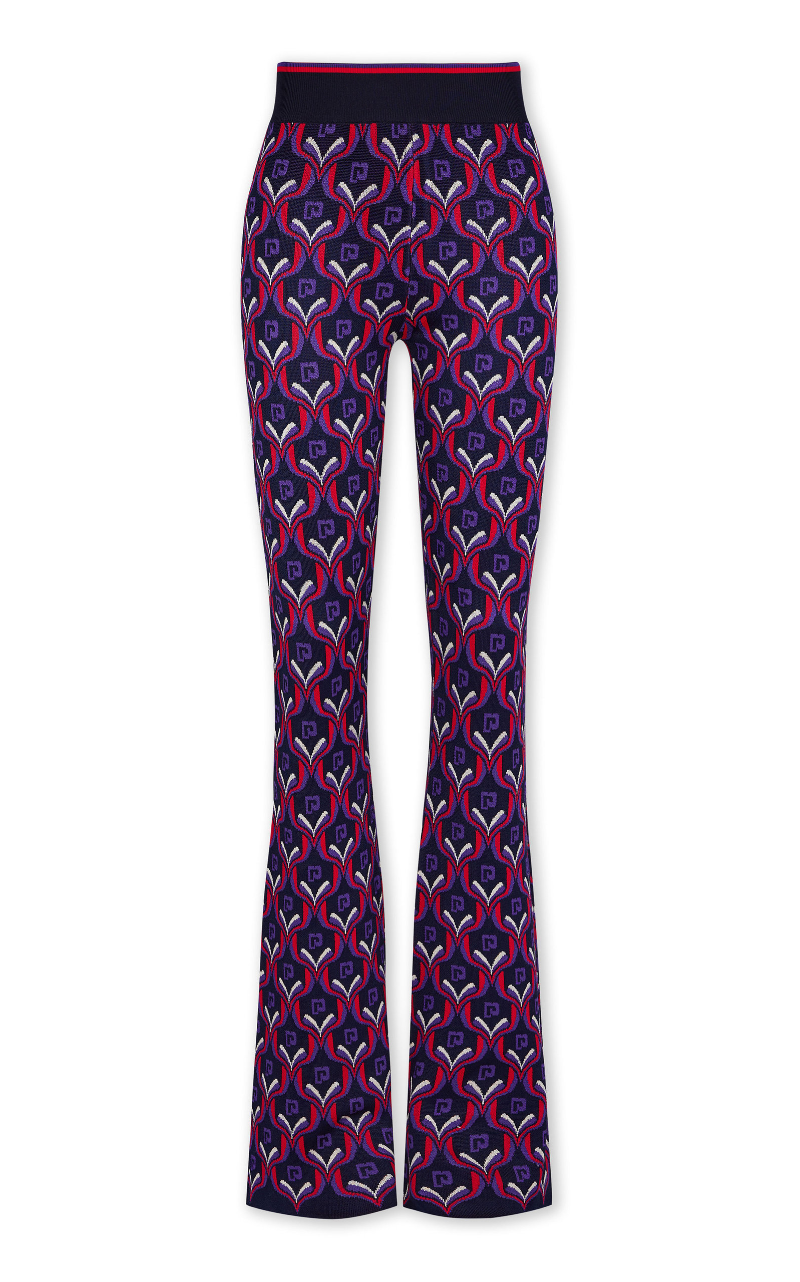 Paco Rabanne - Printed Flared Pants - Print - M - Moda Operandi