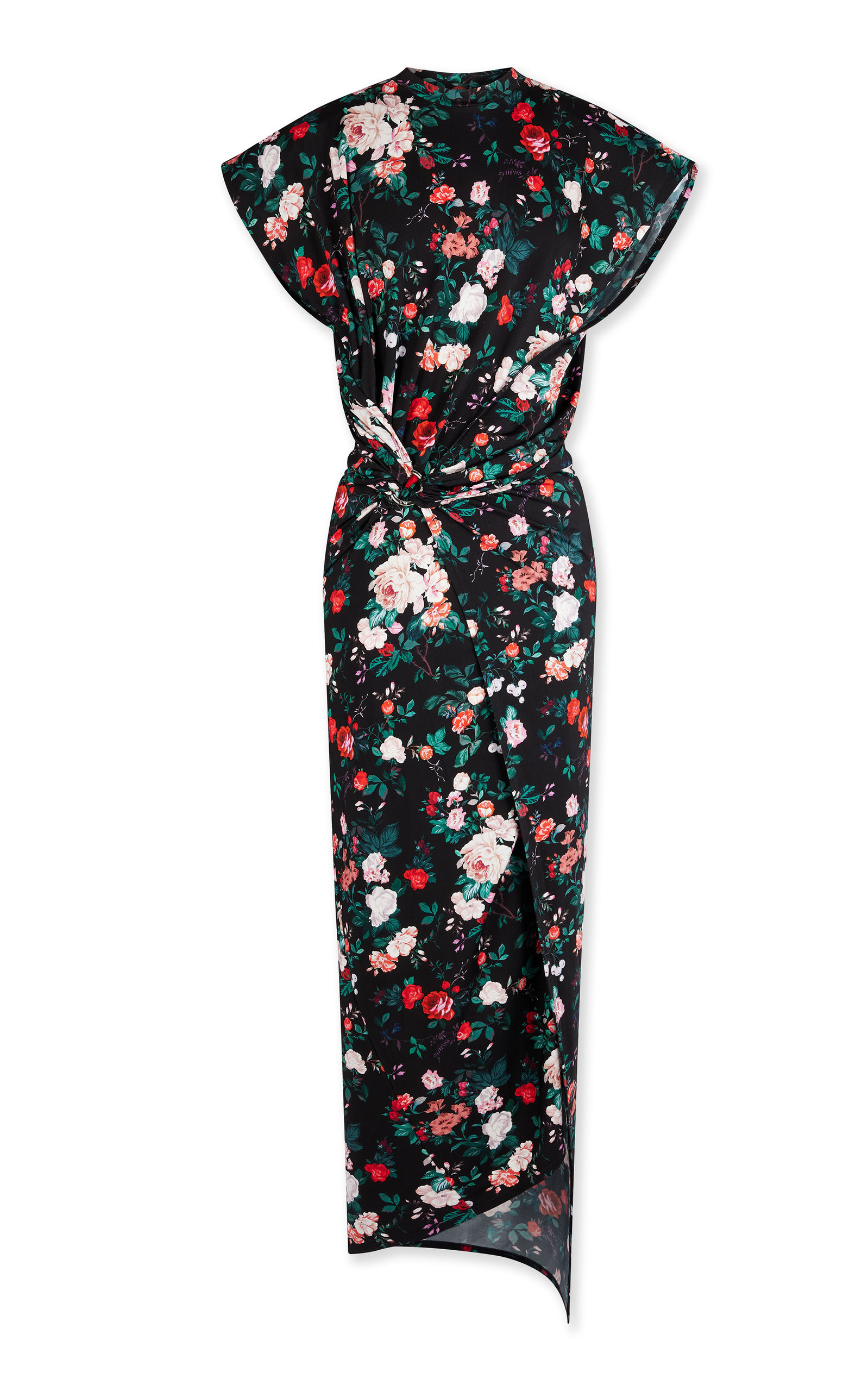 Paco Rabanne - Women's Floral-Printed Midi Dress - Floral - FR 34 - Moda Operandi
