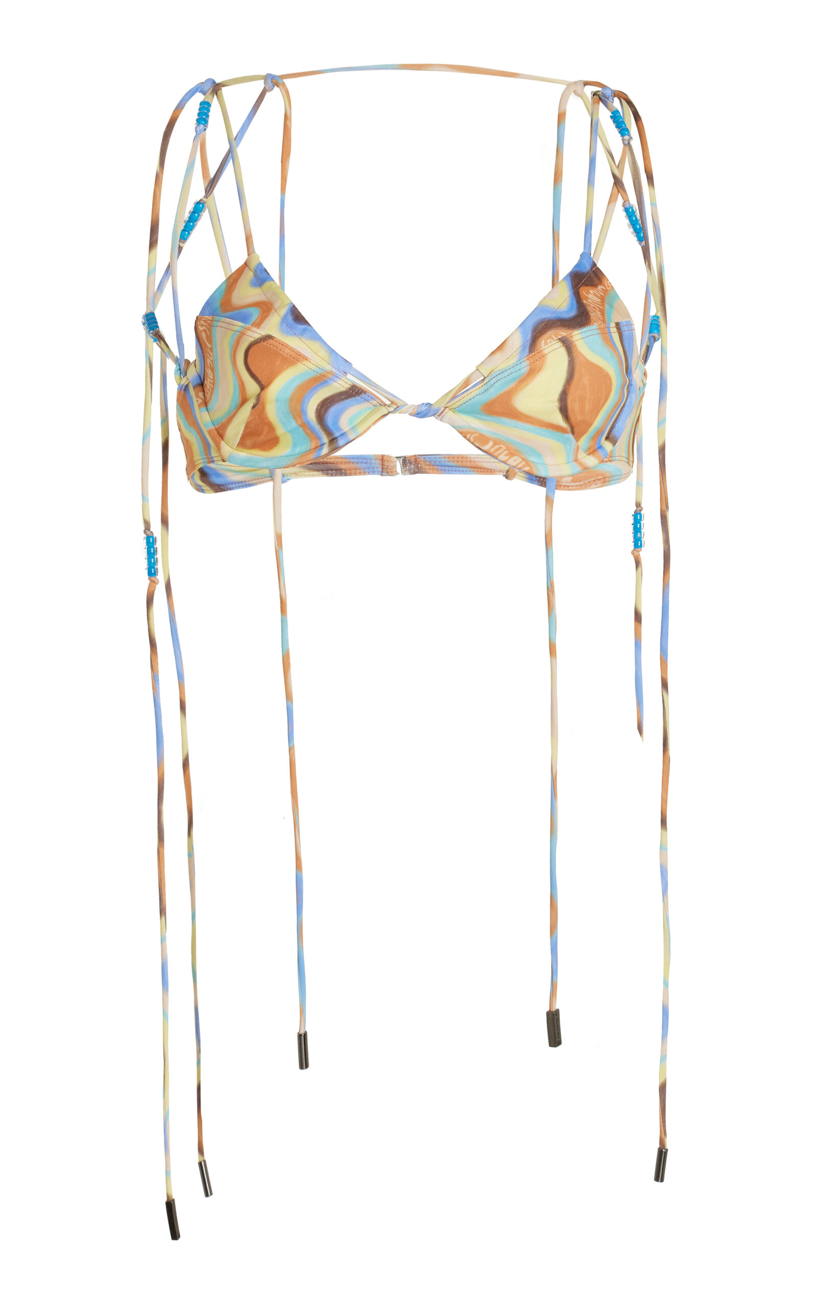 Jacquemus Barco Underwire Bikini Top In Multi