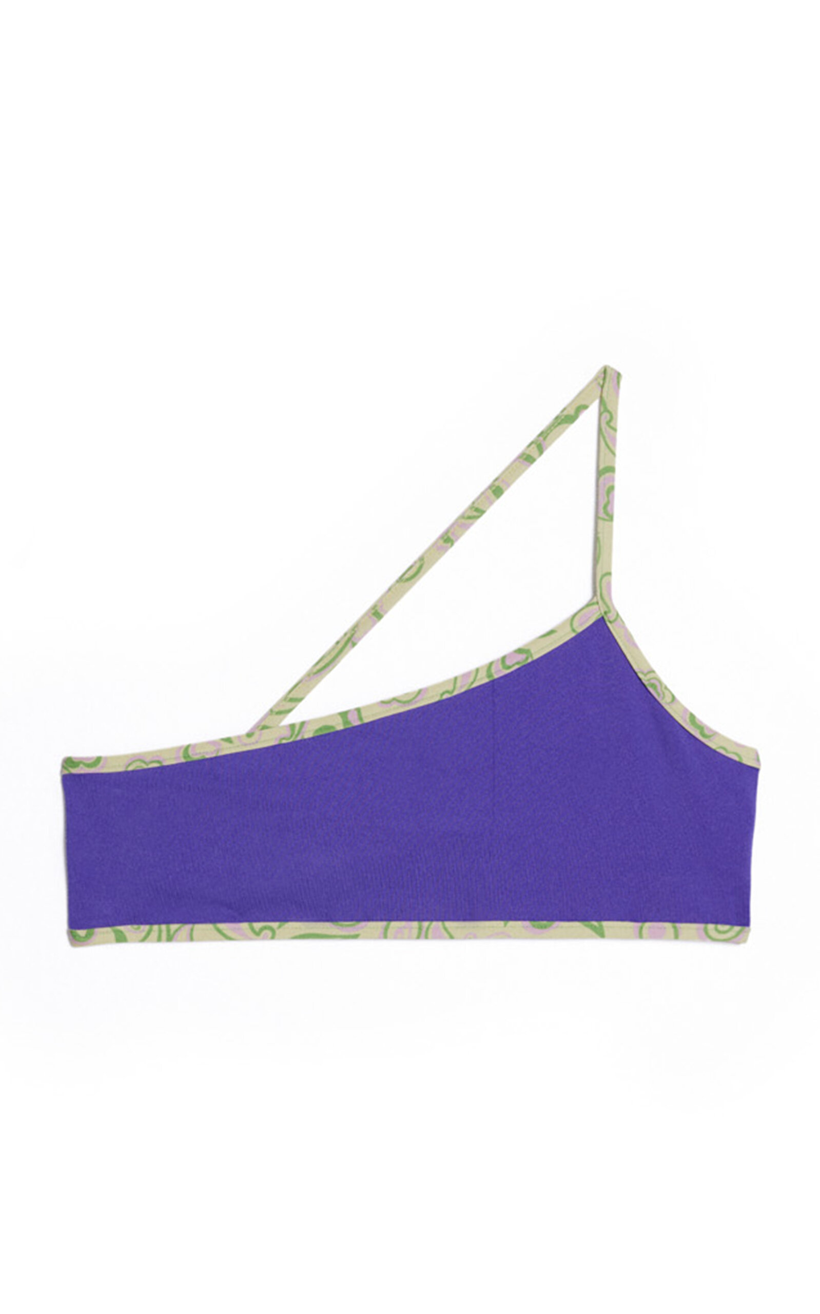 Jacquemus Purple Le Raphia 'le Haut Maillot Maio' Bikini Top In Purple