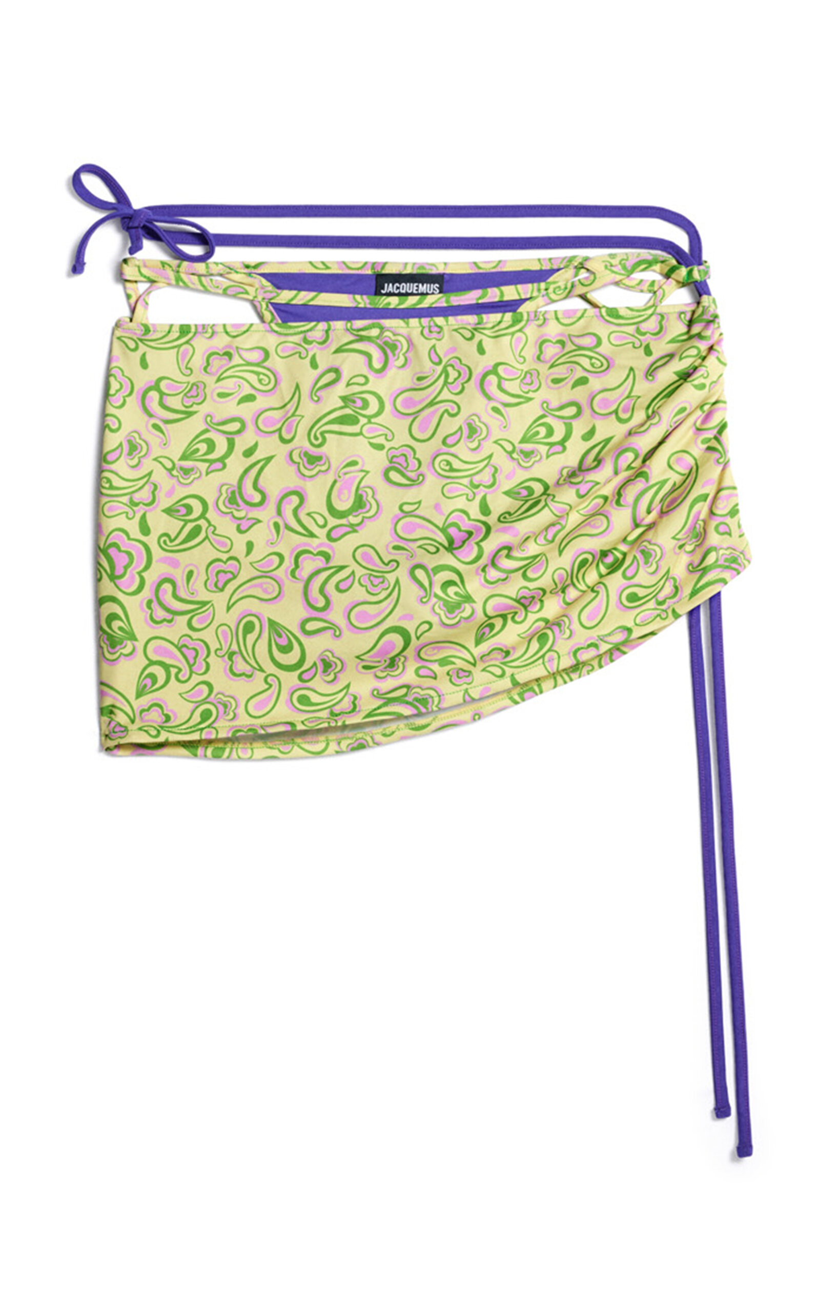 Jacquemus Green Le Raphia 'le Bas De Maillot Maio' Bikini Bottoms In Green