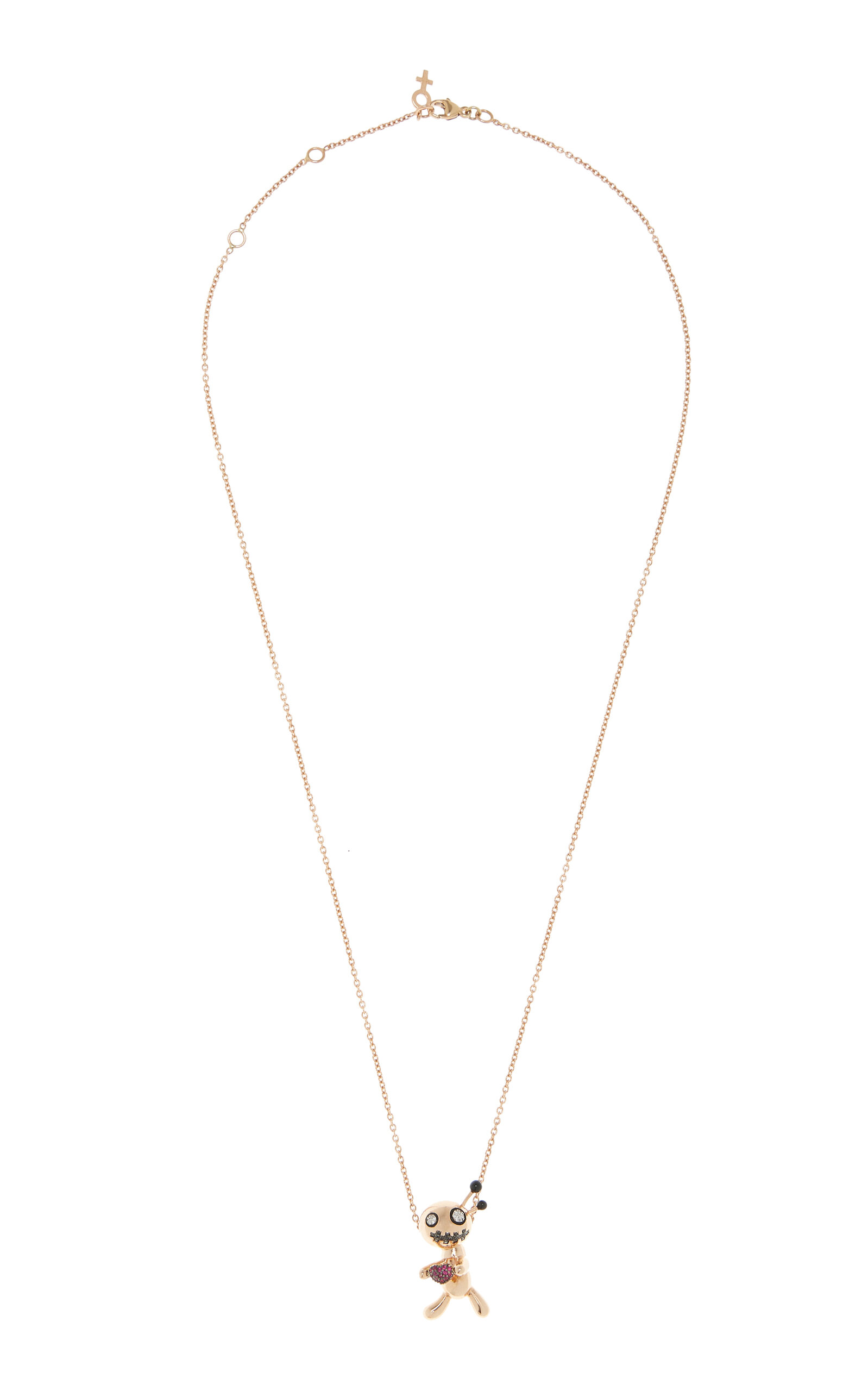 Her Story Women's 14k Yellow Gold Ayida Voodoo Necklace