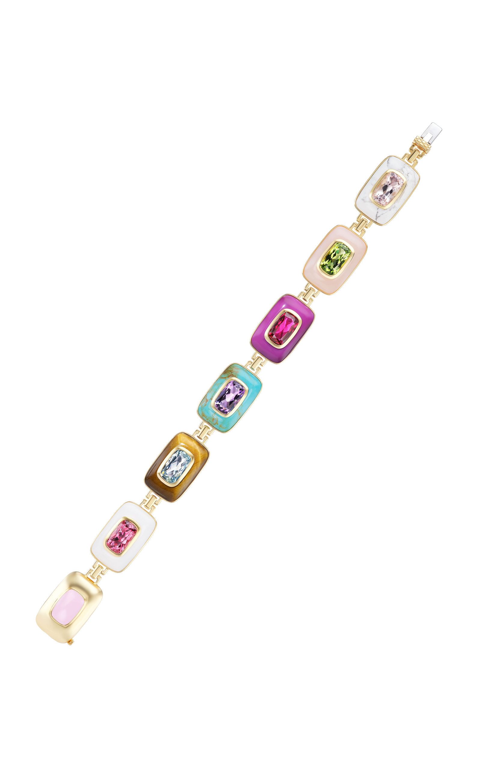 Emily P. Wheeler Women's Patchwork 18K Yellow Gold Multi-Stone Bracelet