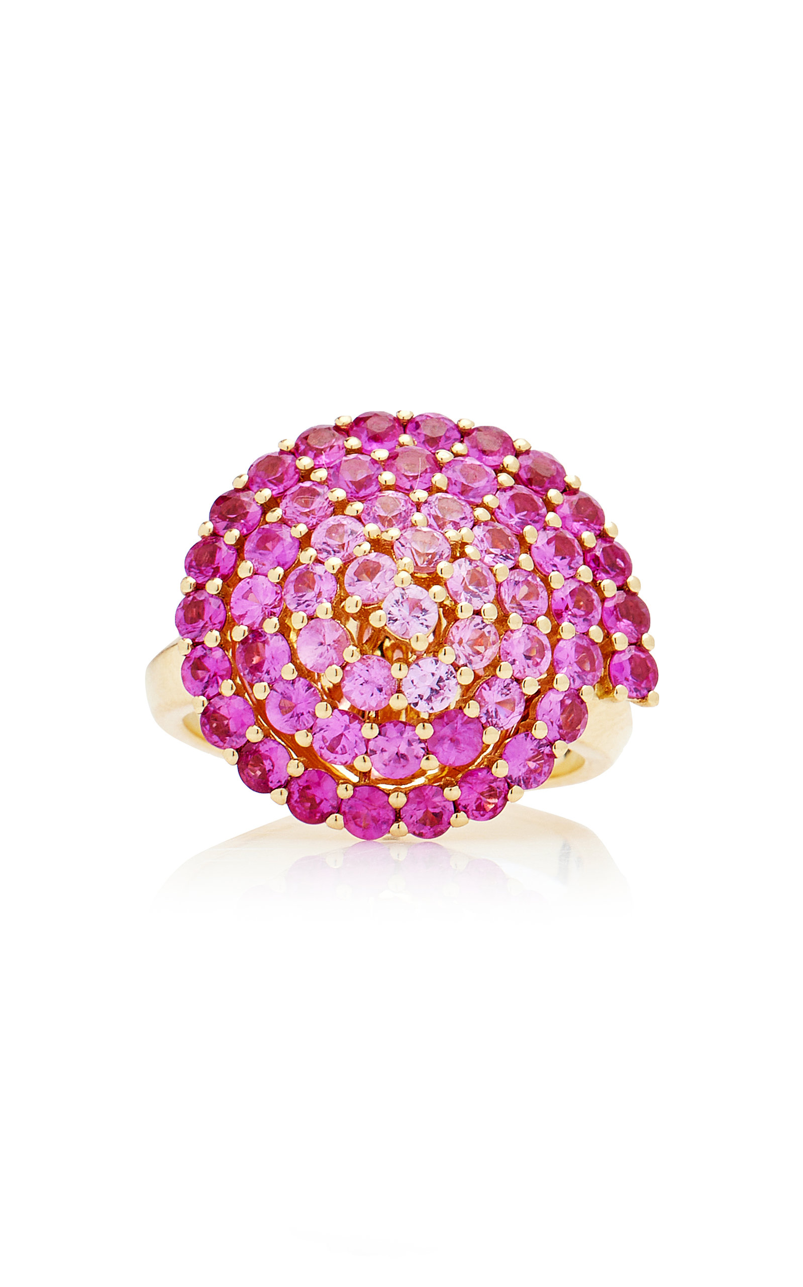 Emily P. Wheeler Women's Spiral 18K Yellow Gold Sapphire Ring