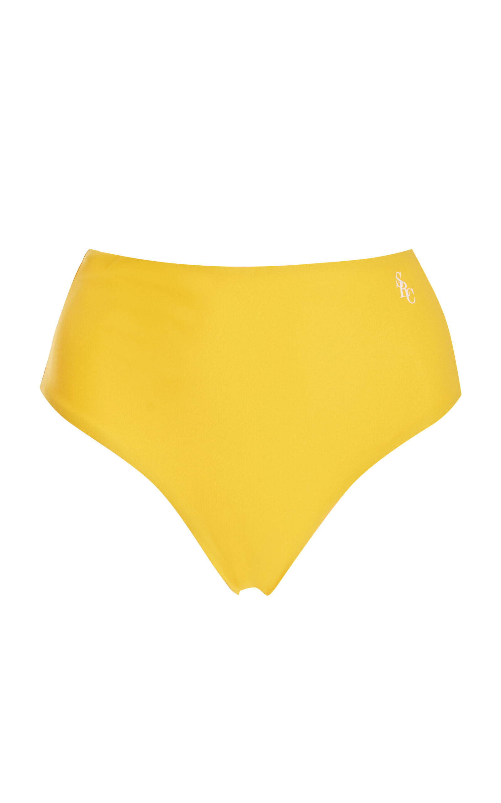 Sporty And Rich Brigitte Bikini Bottom In Yellow
