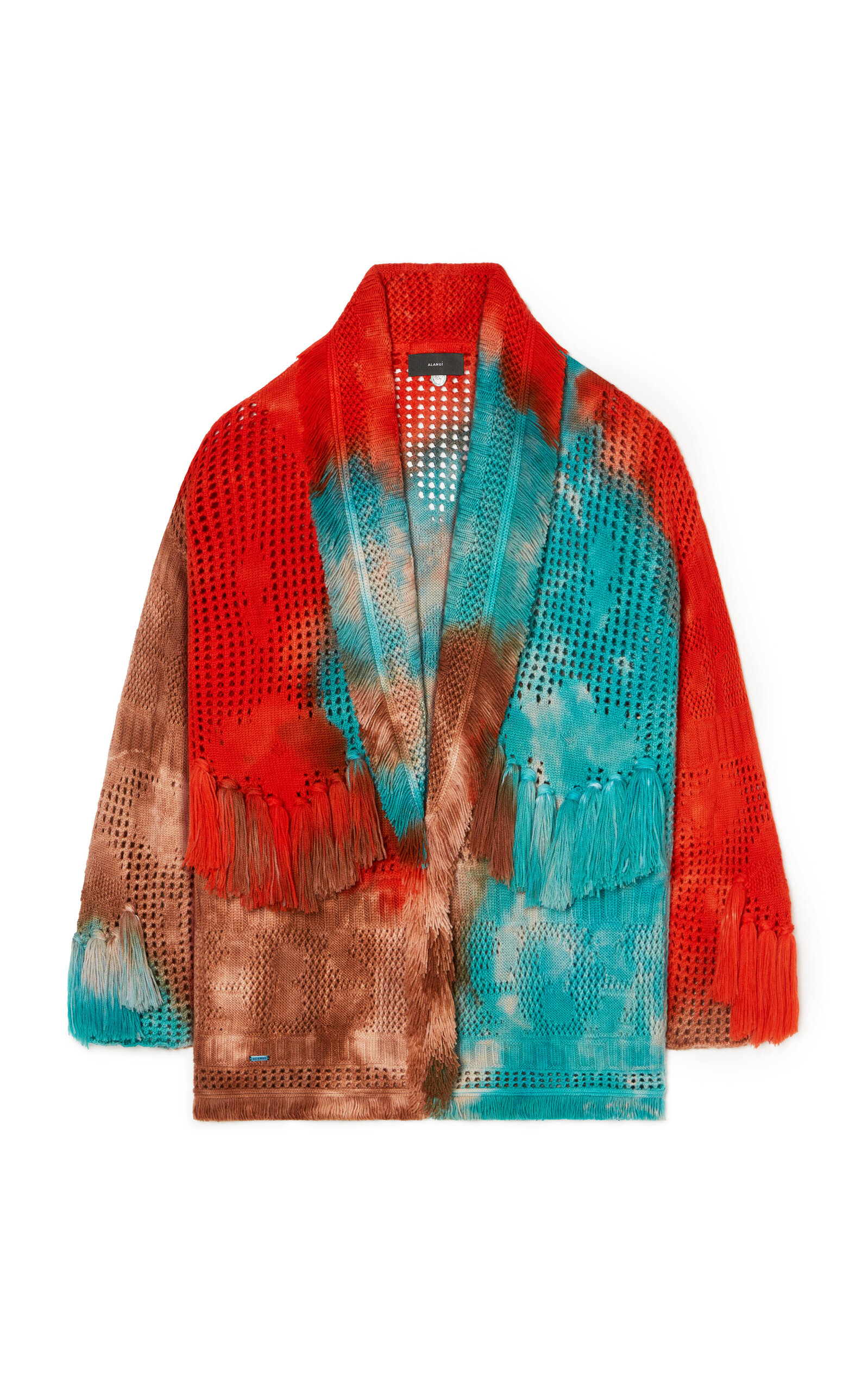 Alanui California Dreaming Tie-dye Cardigan In Multi