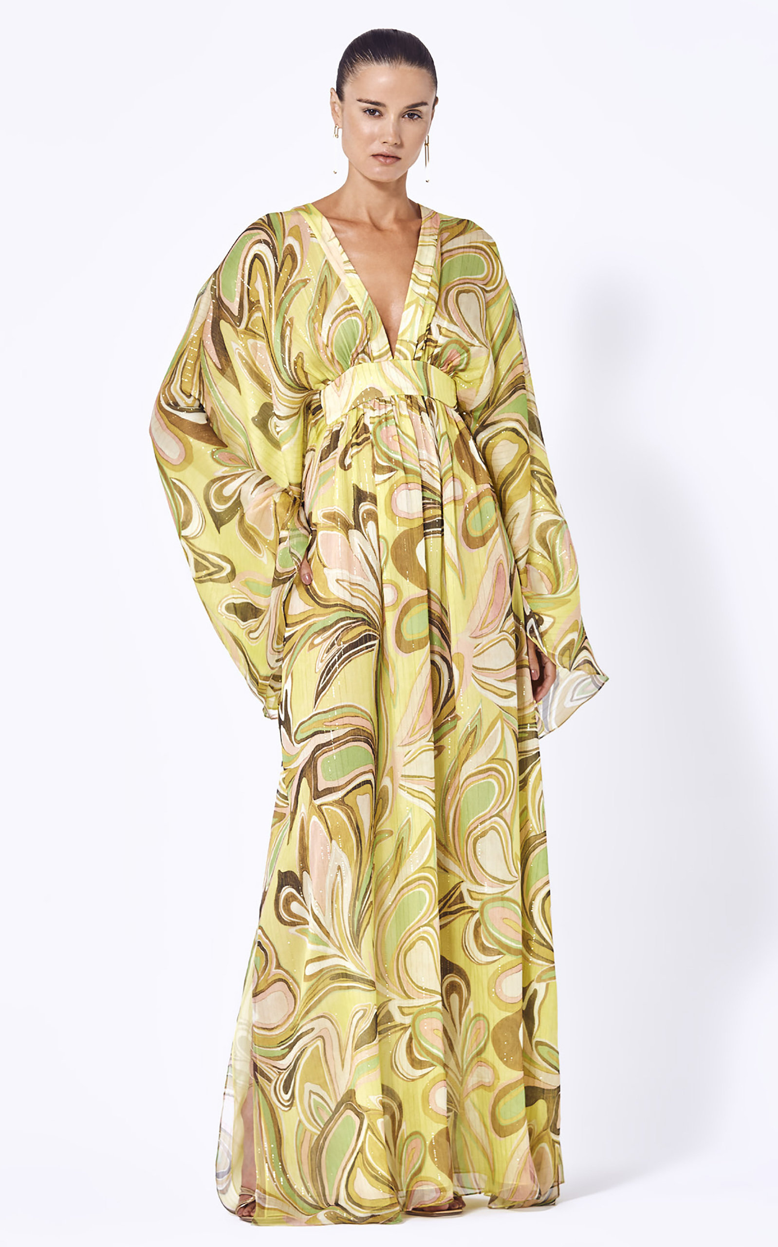 Alexis Sydney Silk-Blend Maxi Dress