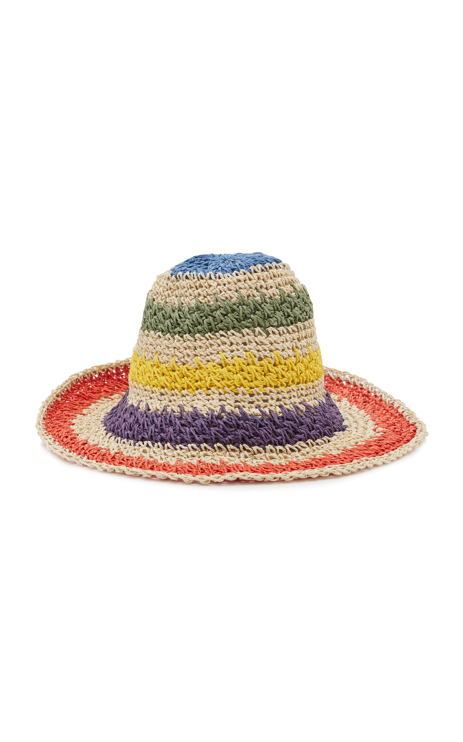 RUSLAN BAGINSKIY STRAW BUCKET HAT