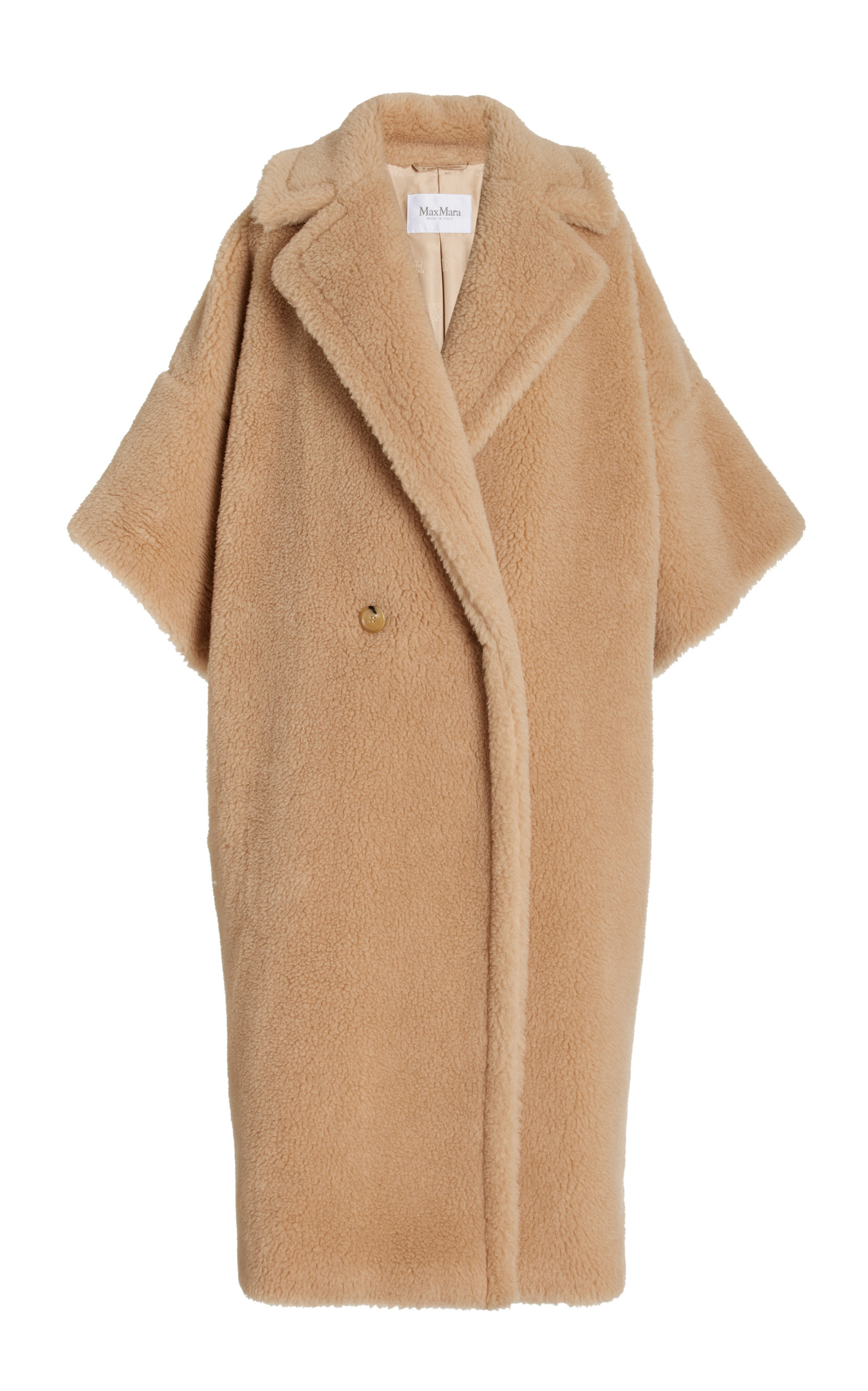 Shop Max Mara Women's Primo Wool-silk Coat In Neutral