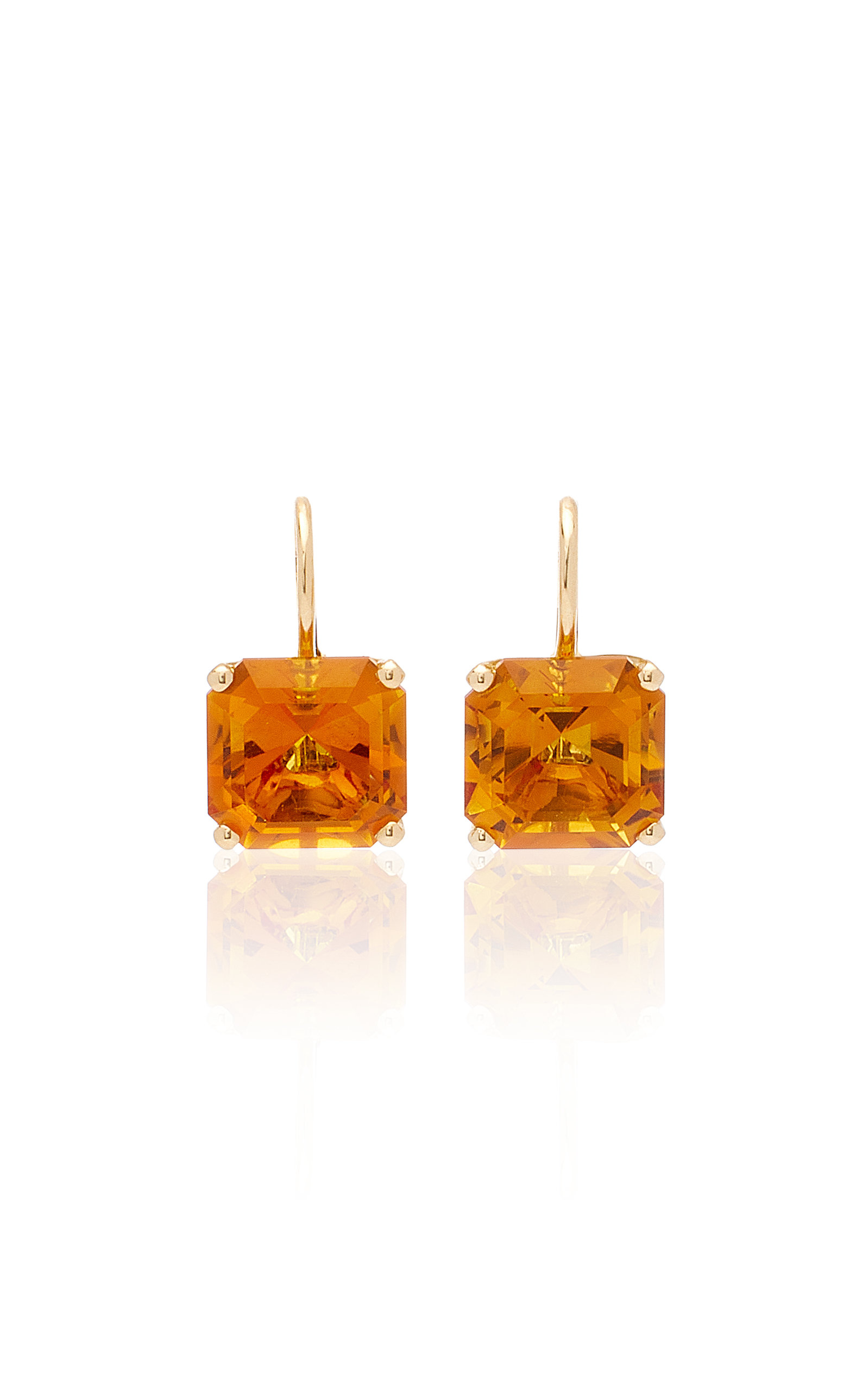 Jane Taylor Women's Twinkle Twinkle 14K Yellow Gold Citrine Earrings