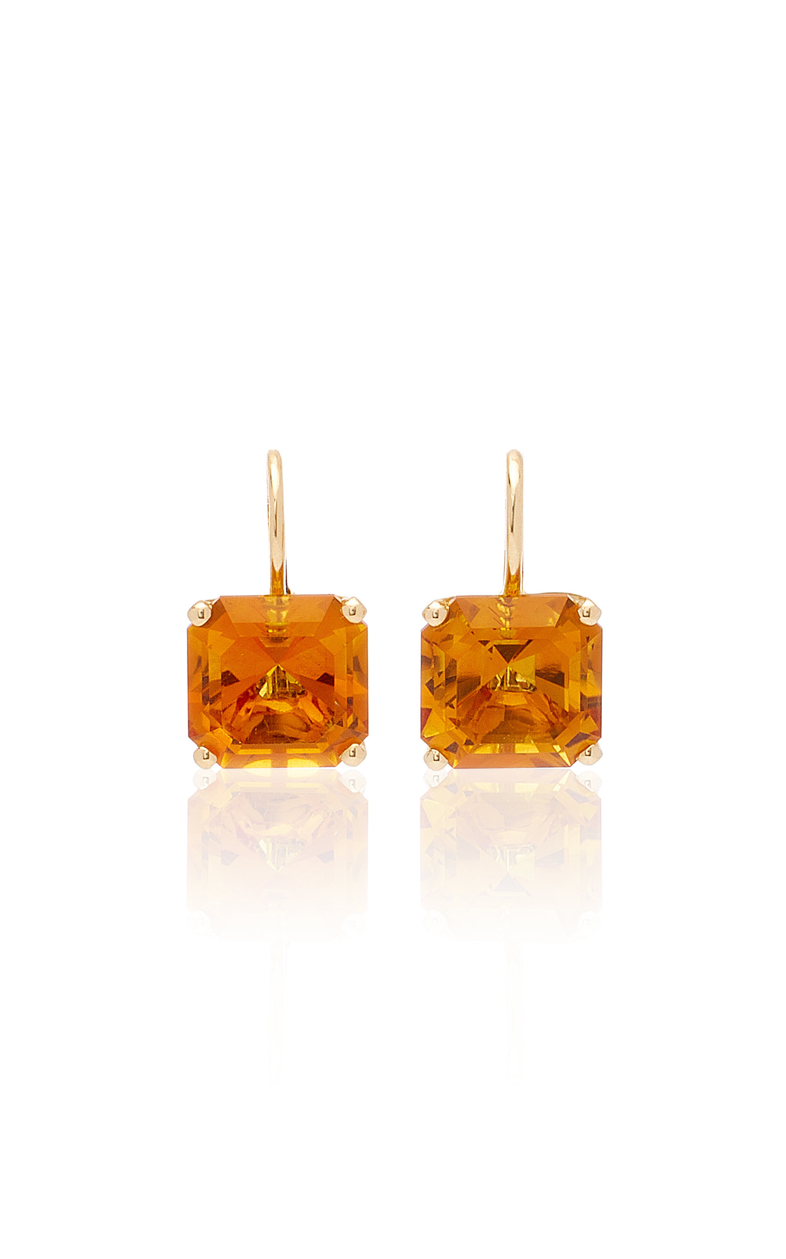 Twinkle Twinkle 14K Yellow Gold Citrine Earrings