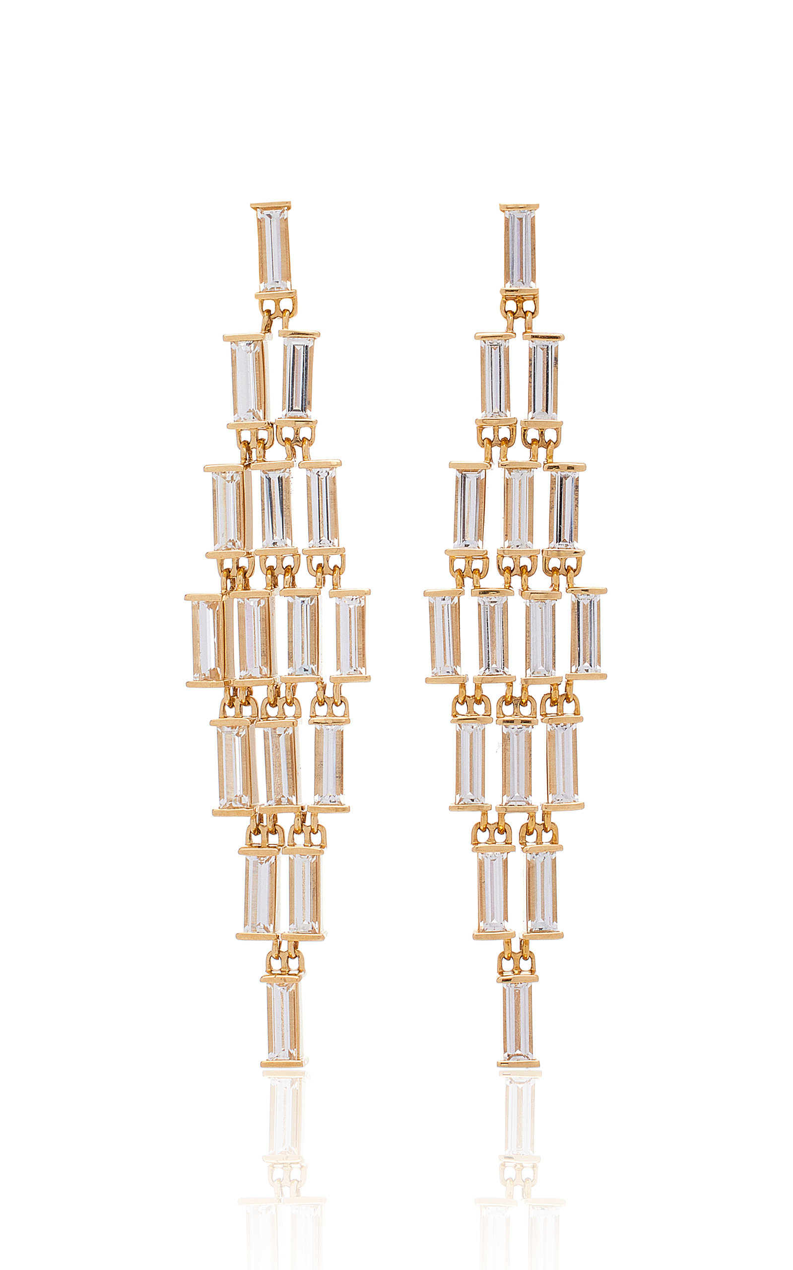 Jane Taylor Women's 14K Yellow Gold Topaz Earrings