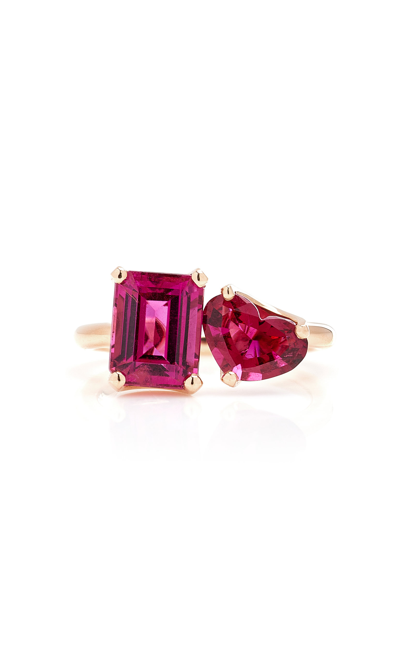 Jane Taylor Women's Cirque 14K Rose Gold Rubellite; Tourmaline Ring