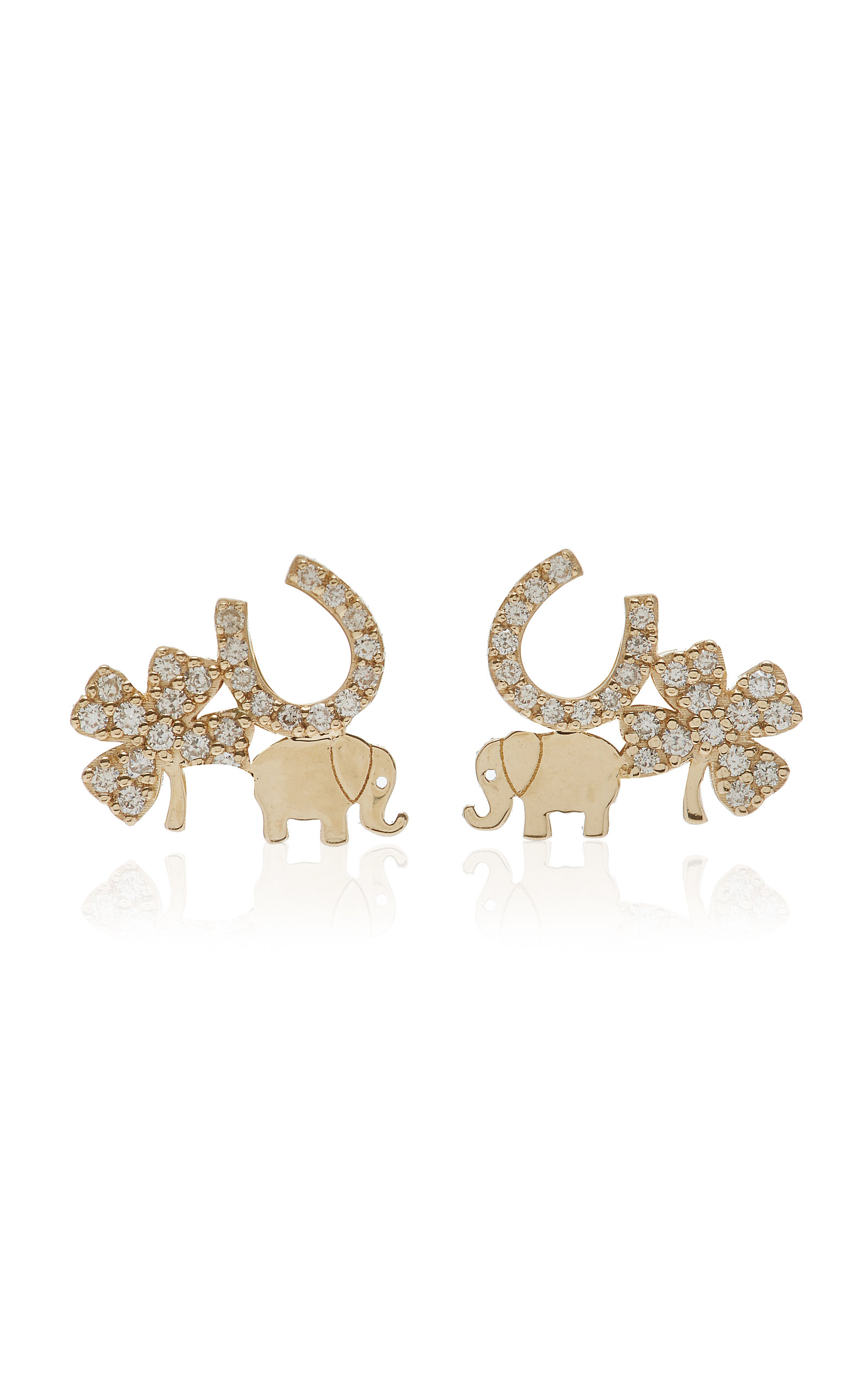 Sydney Evan 14K Gold Diamond Earrings - Gold - OS - Moda Operandi