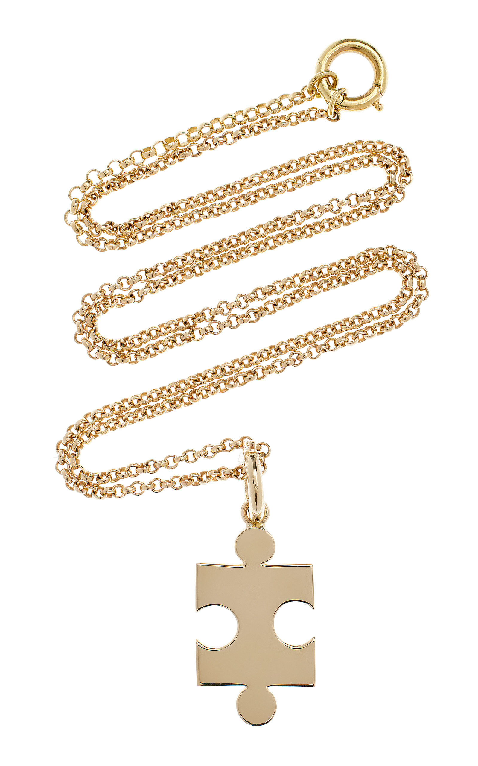 Puzzle II 14K Yellow Gold Necklace