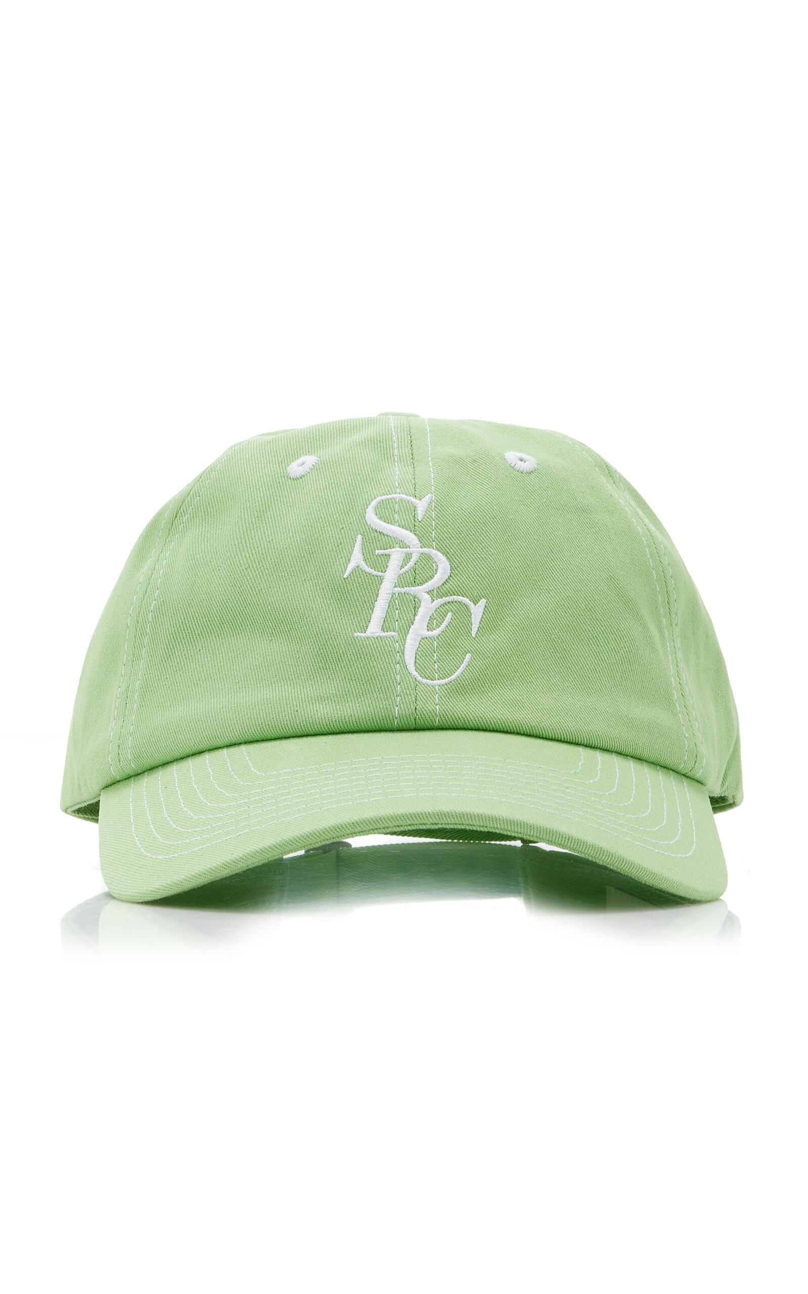 SPORTY AND RICH EMBROIDERED COTTON BASEBALL HAT