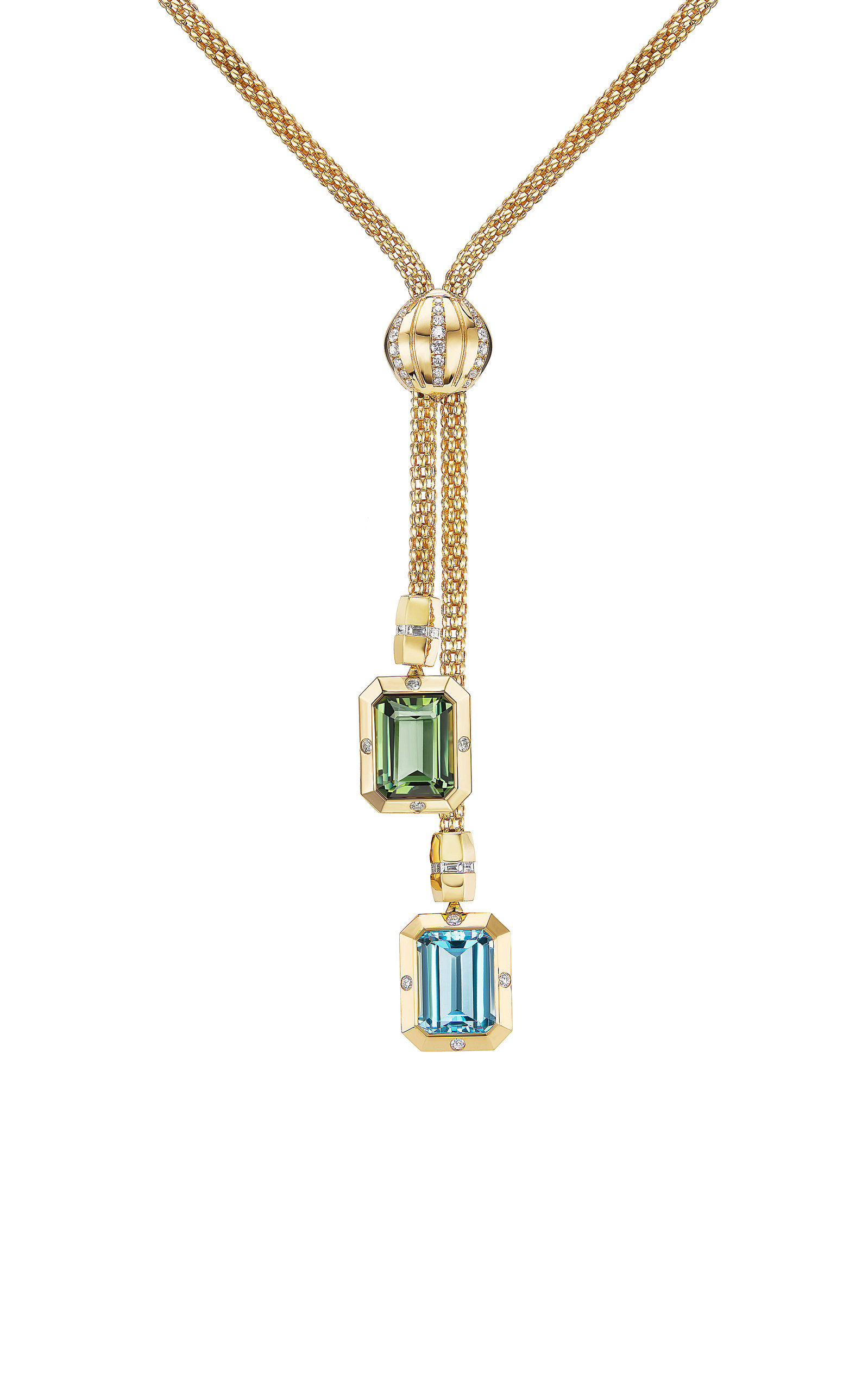 Gemella Jewels Women's Stella 18K Yellow Gold Amethyst; Topaz Necklace