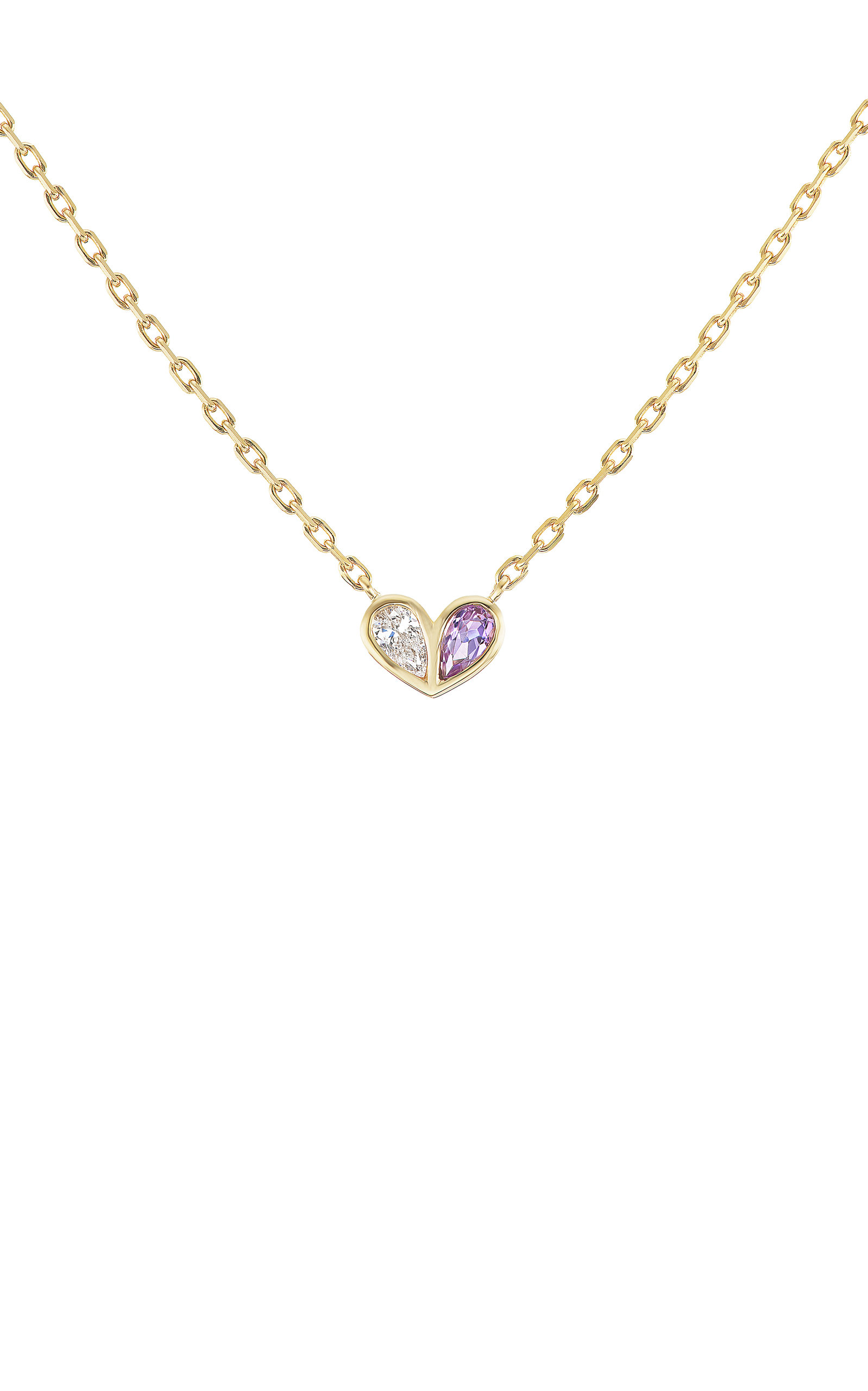 Gemella Jewels Women's Sweetheart 18K Yellow Gold Diamond; Sapphire Necklace