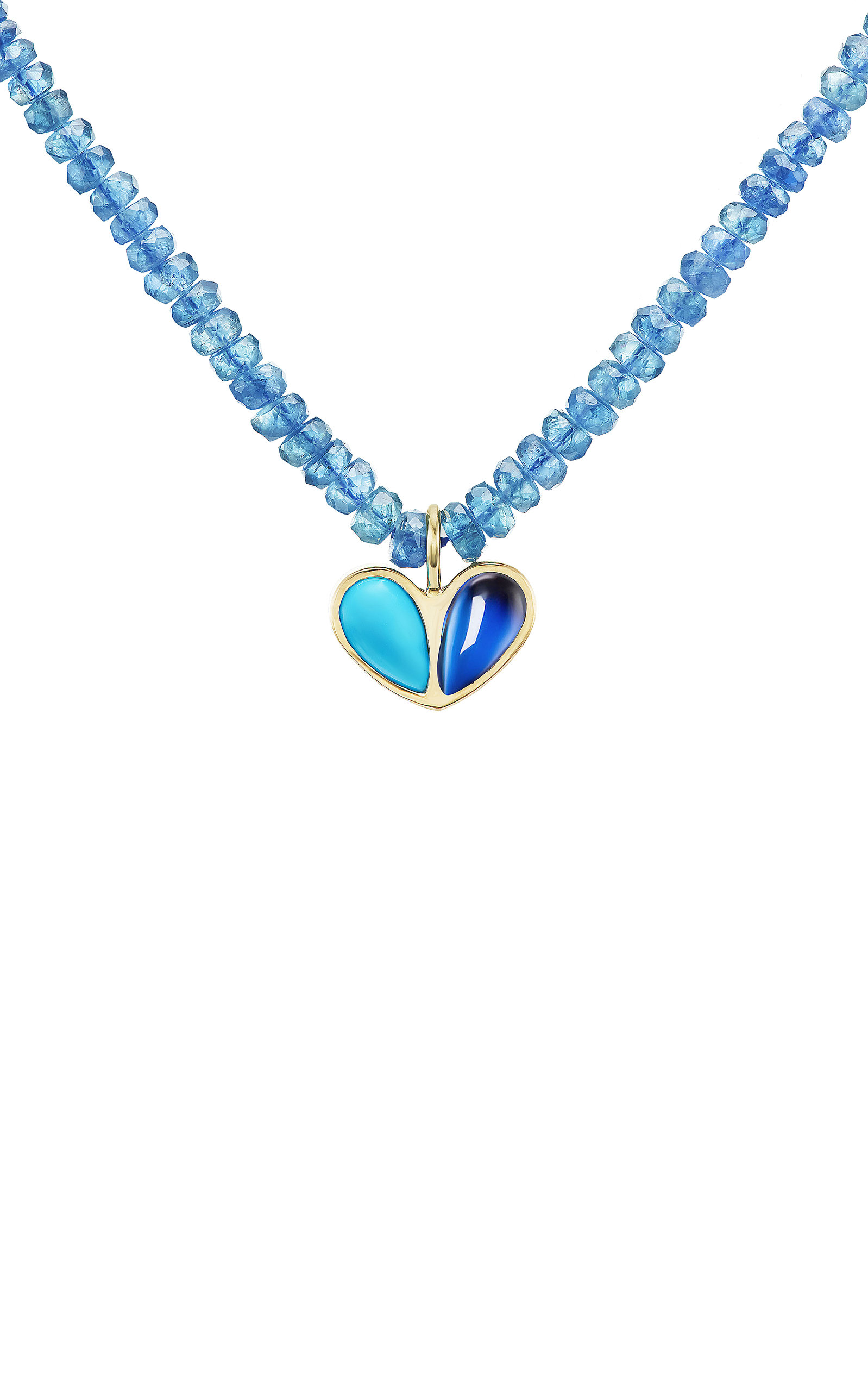 Gemella Jewels Women's Sweetheart 18K Yellow Gold Sapphire; Turquoise Necklace
