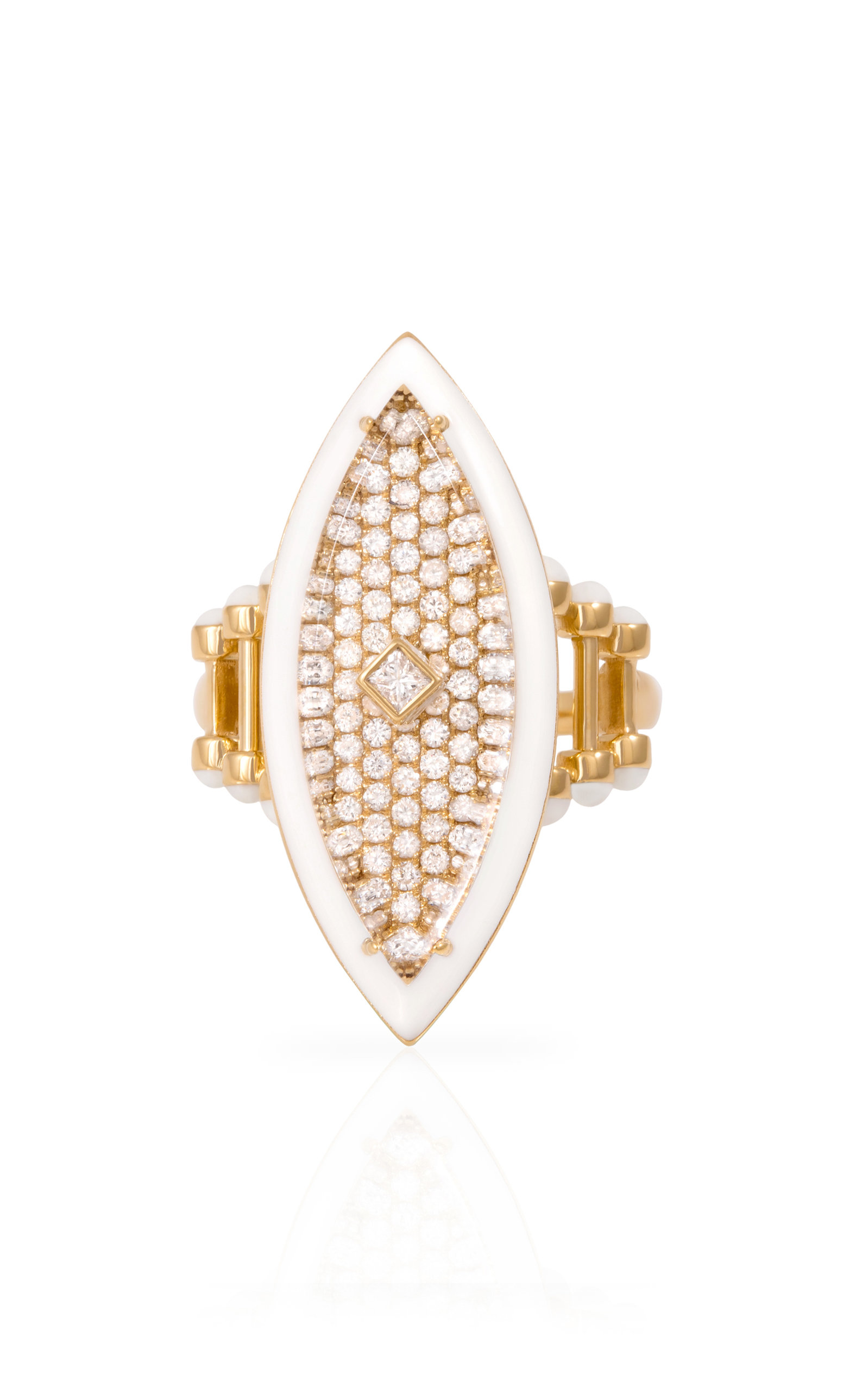 L'Atelier Nawbar Women's The Swan 18K Yellow Gold Diamond Ring