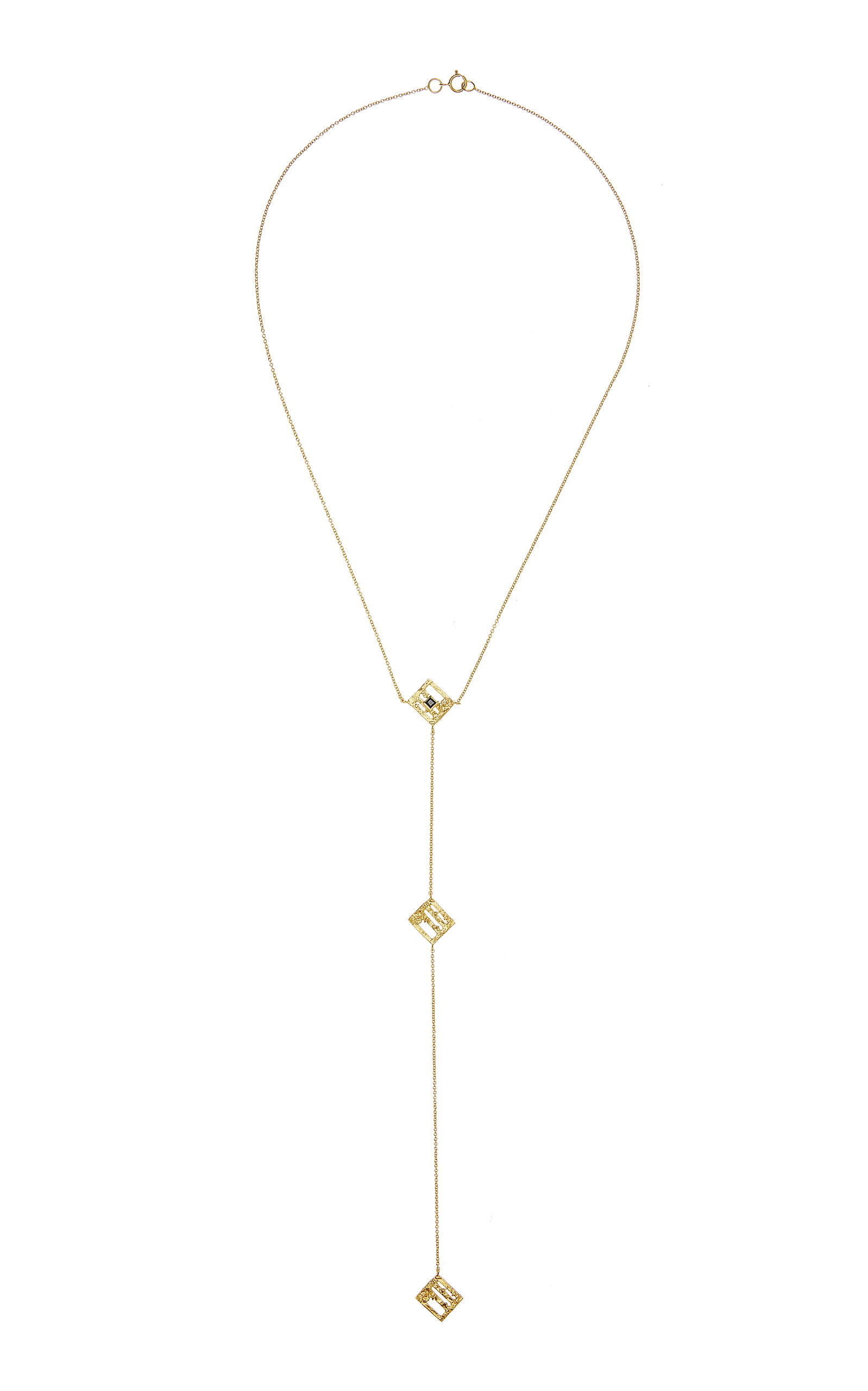 Khaite Women's X Elhanati 24k Goldplated Lariat Necklace ModeSens