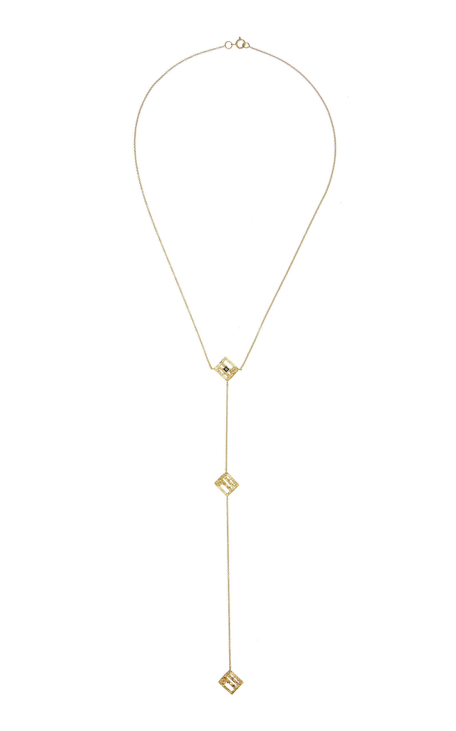 Khaite - Women's x Elhanati 24K Gold-Plated Lariat Necklace - Gold - OS - Moda Operandi - Gifts For Her