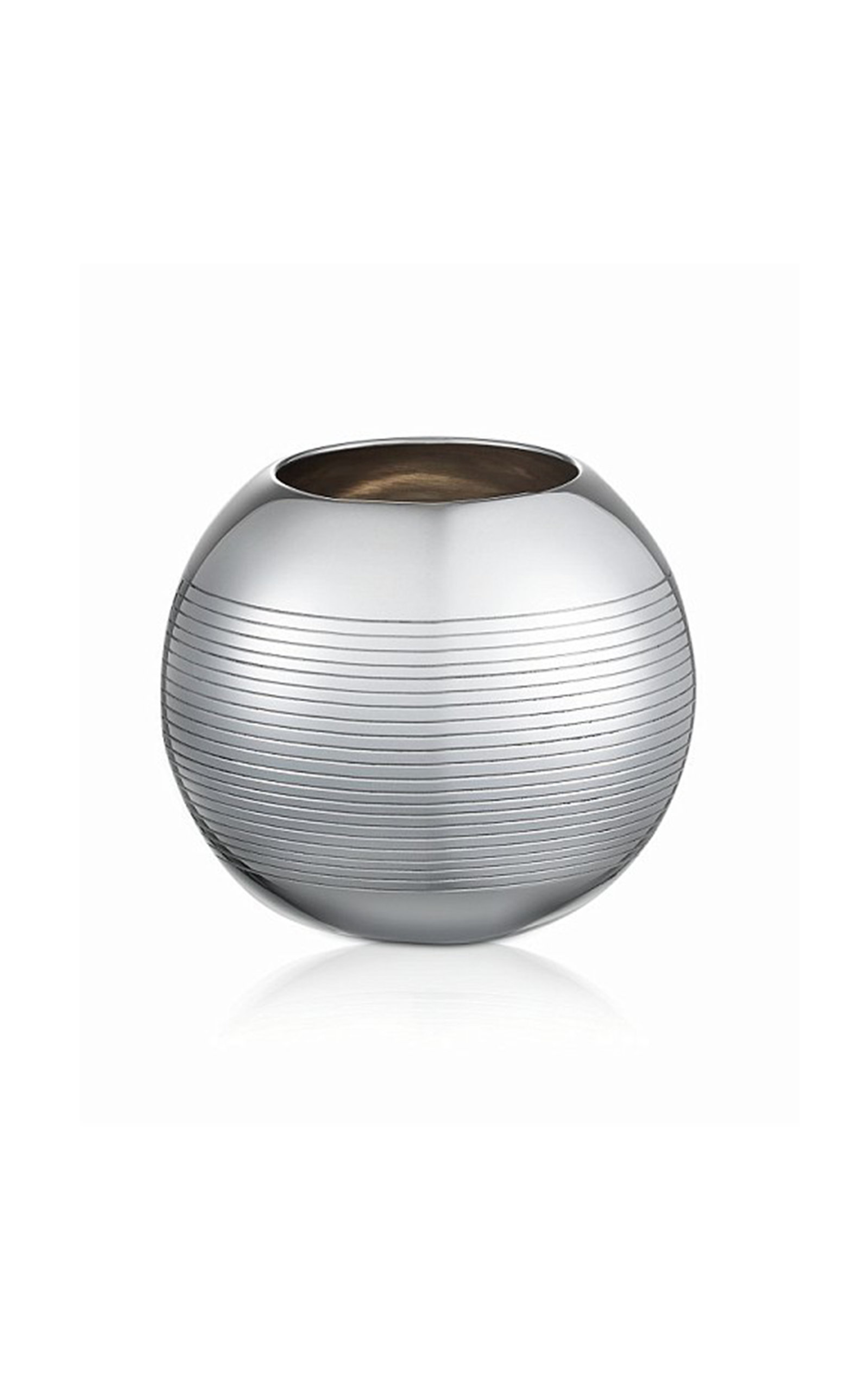 Shop Puiforcat Petanque Medium Silver-plated Vase