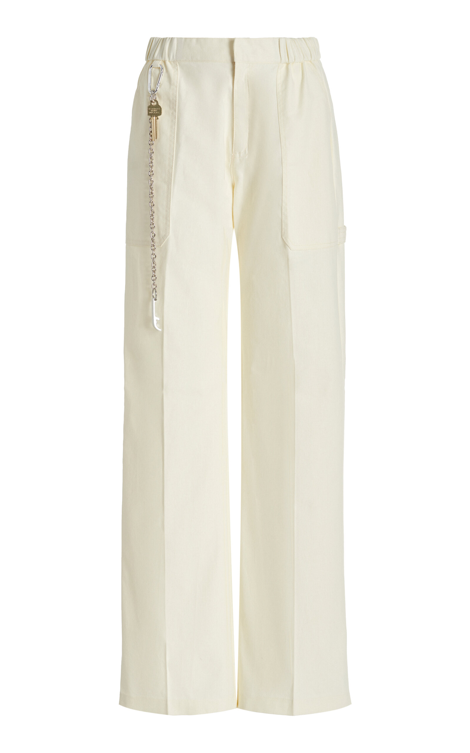 Exclusive Painter Cotton-Canvas Straight-Leg Pants