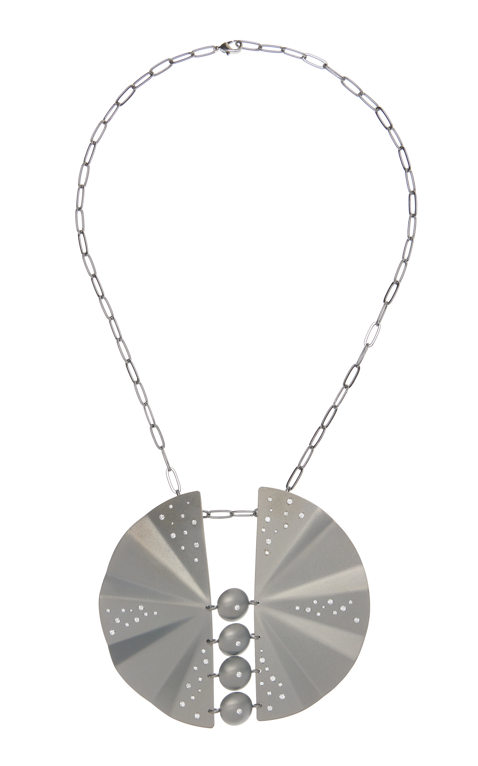 Anastasia Kessaris Women's Exclusive Geisha Hug Necklace In Silver