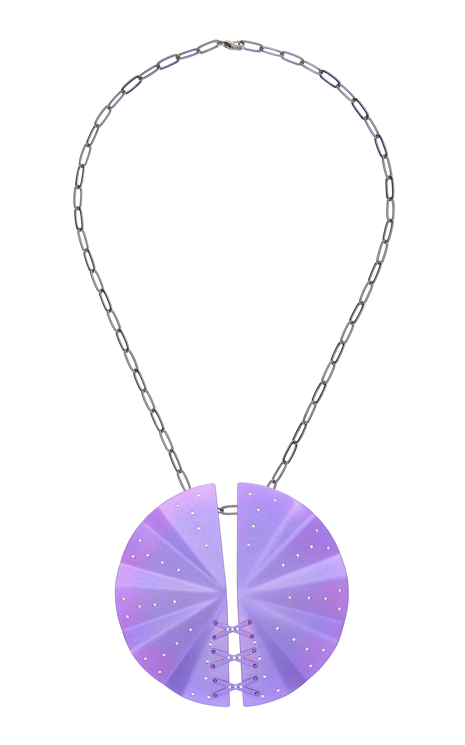 Anastasia Kessaris Women's Exclusive Geisha Diamond Necklace In Purple