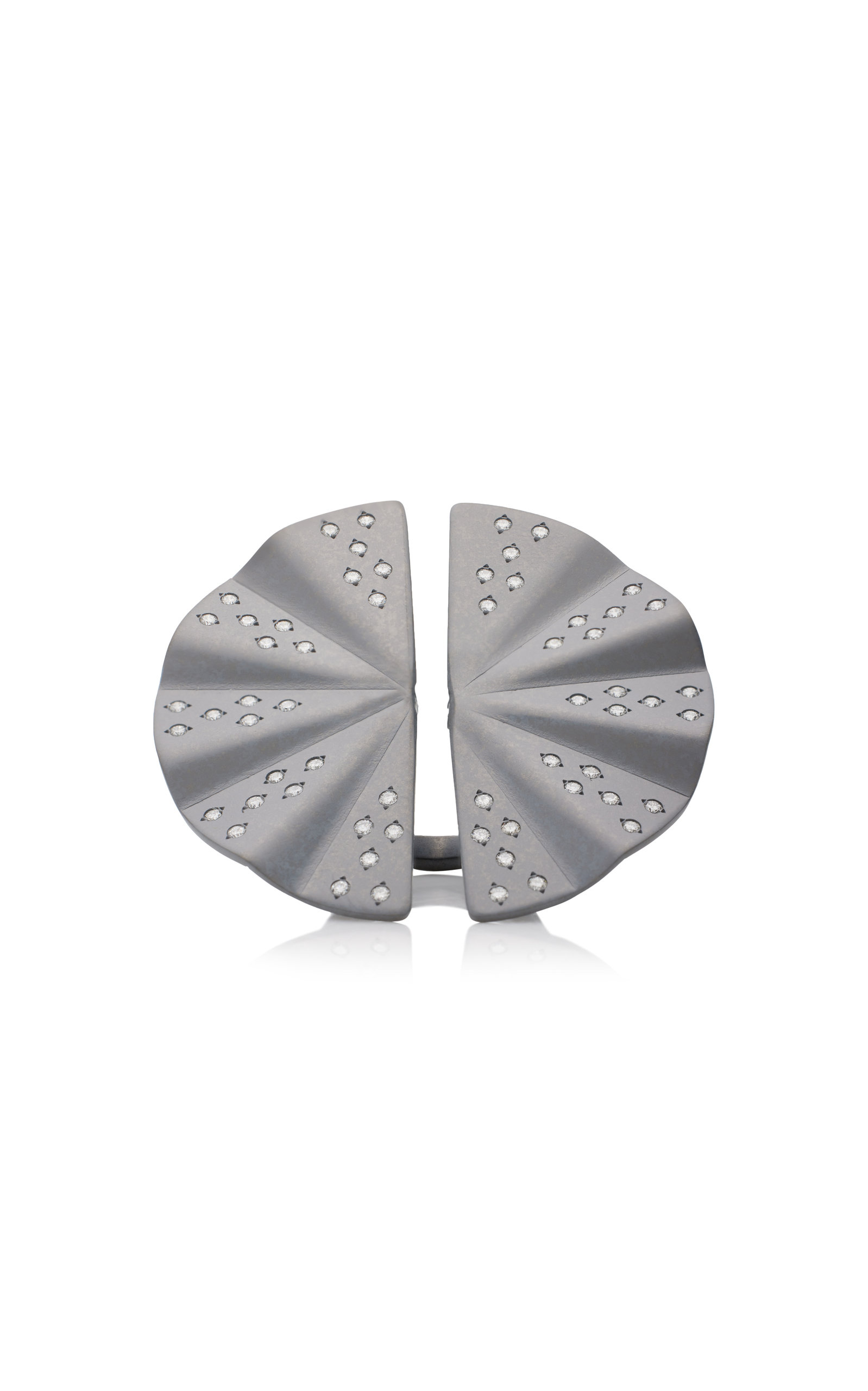 Anastasia Kessaris Women's Exclusive Geisha Diamond Titanium Ring In Silver