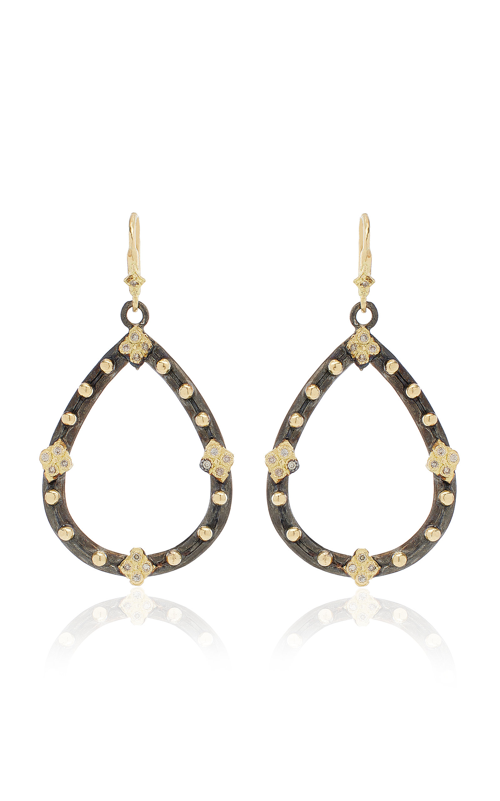 Armenta Women's Old World 18k Yellow Gold, Sterling Silver, & Diamond Crivelli Drop Earrings In Gold