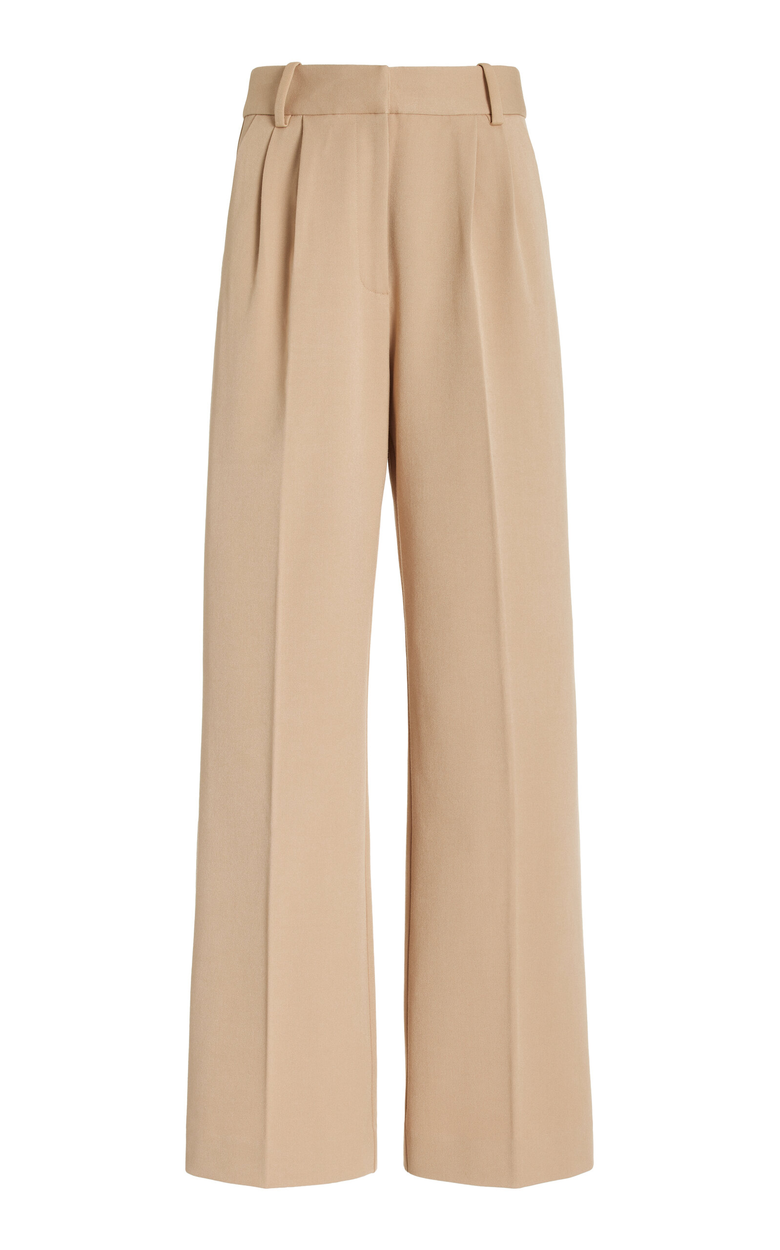 Shop Favorite Daughter The Favorite Shortie Pleated Pants In Neutral
