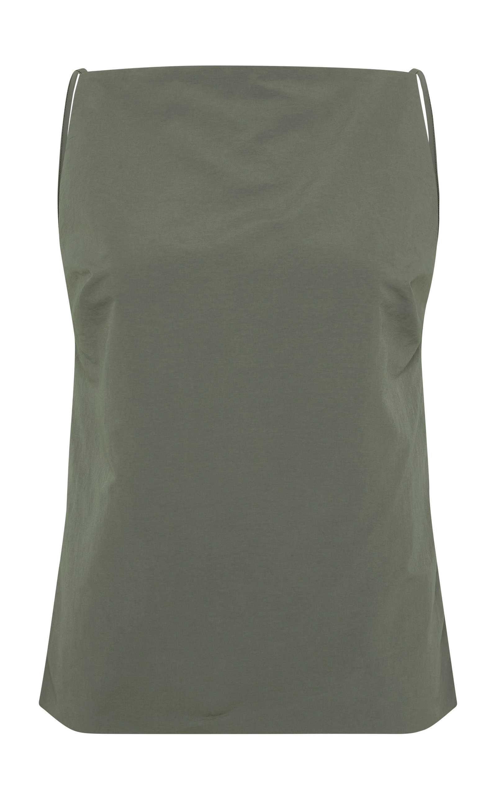 St Agni Women's Square Neck Top In Green