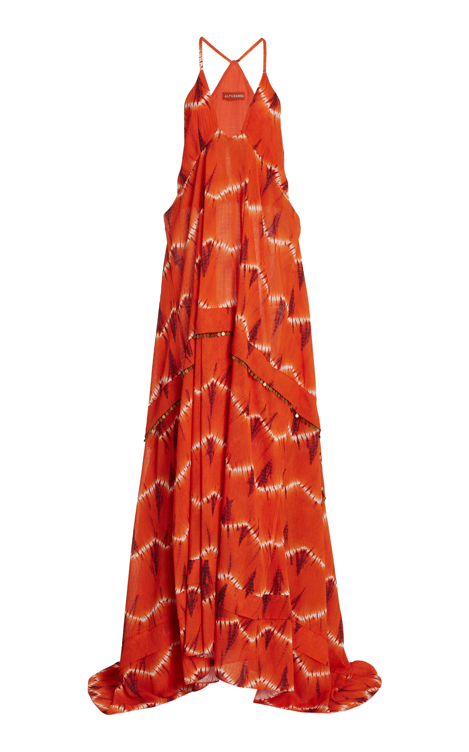 Shop Altuzarra Exclusive Athena Maxi Dress In Orange