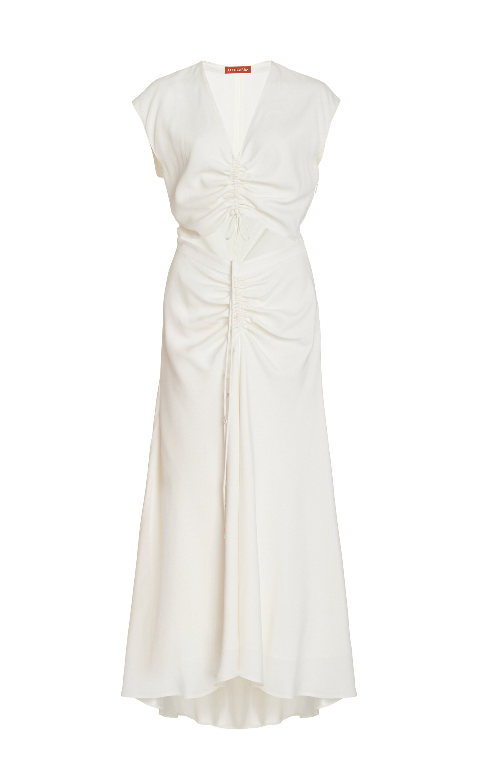 Altuzarra Exclusive Seaside Midi Dress In White