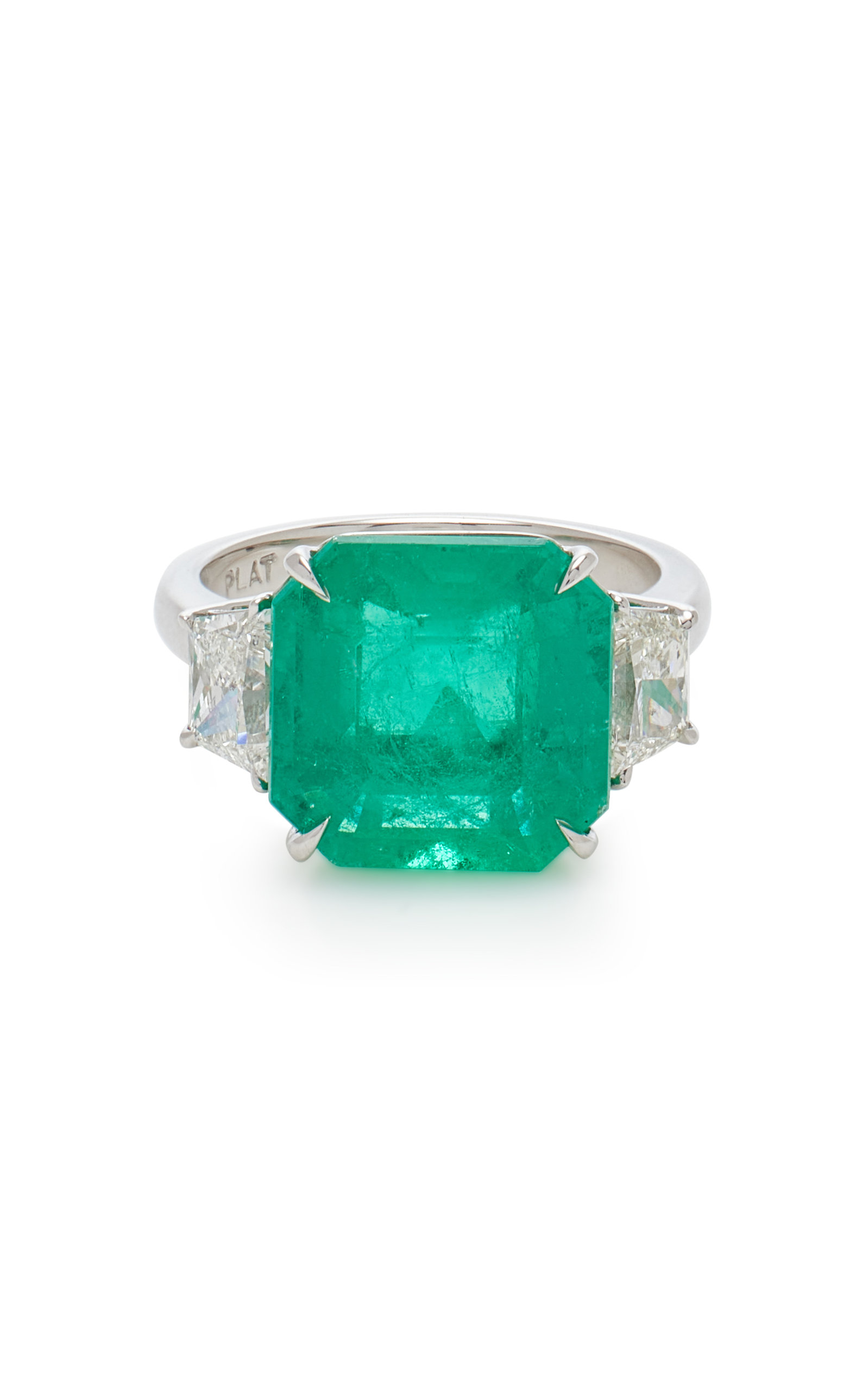 Maria Jose Jewelry Women's 18K White Gold Emerald; Diamond Ring