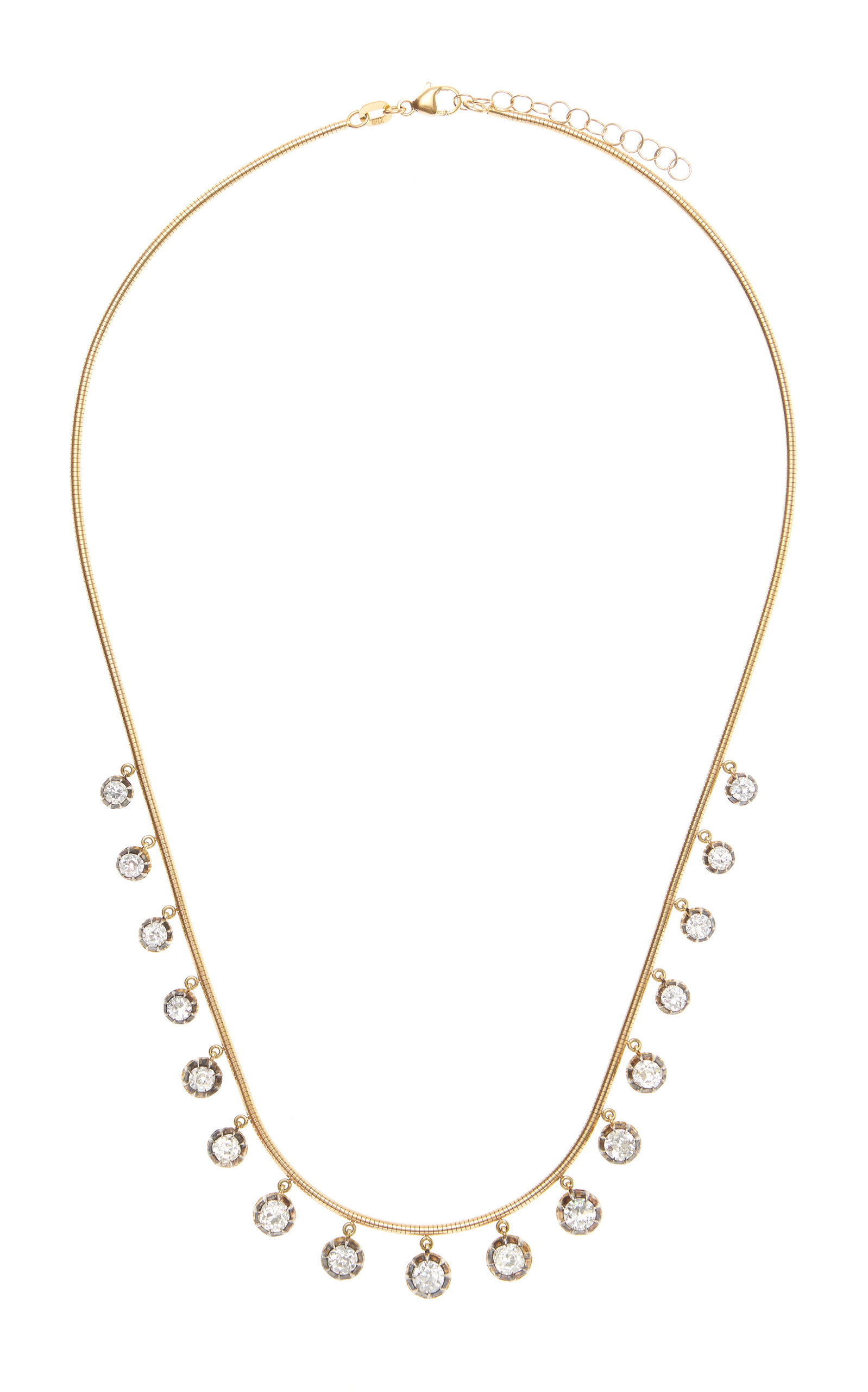 Jenna Blake Women's Fringe 18K Blackened Gold Diamond Necklace