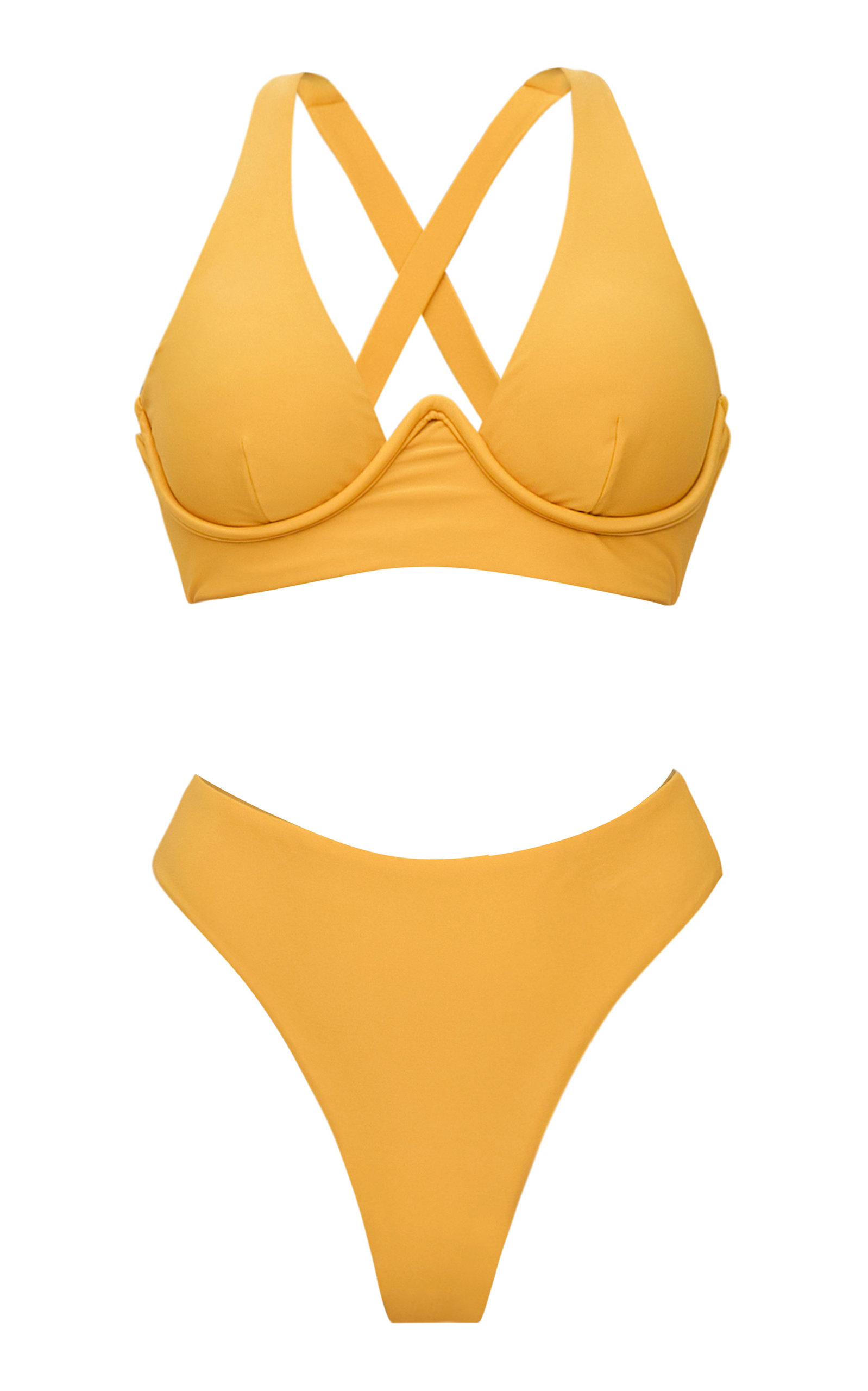 Andrea Iyamah Women's Kasa Bikini Bottom In Yellow,print