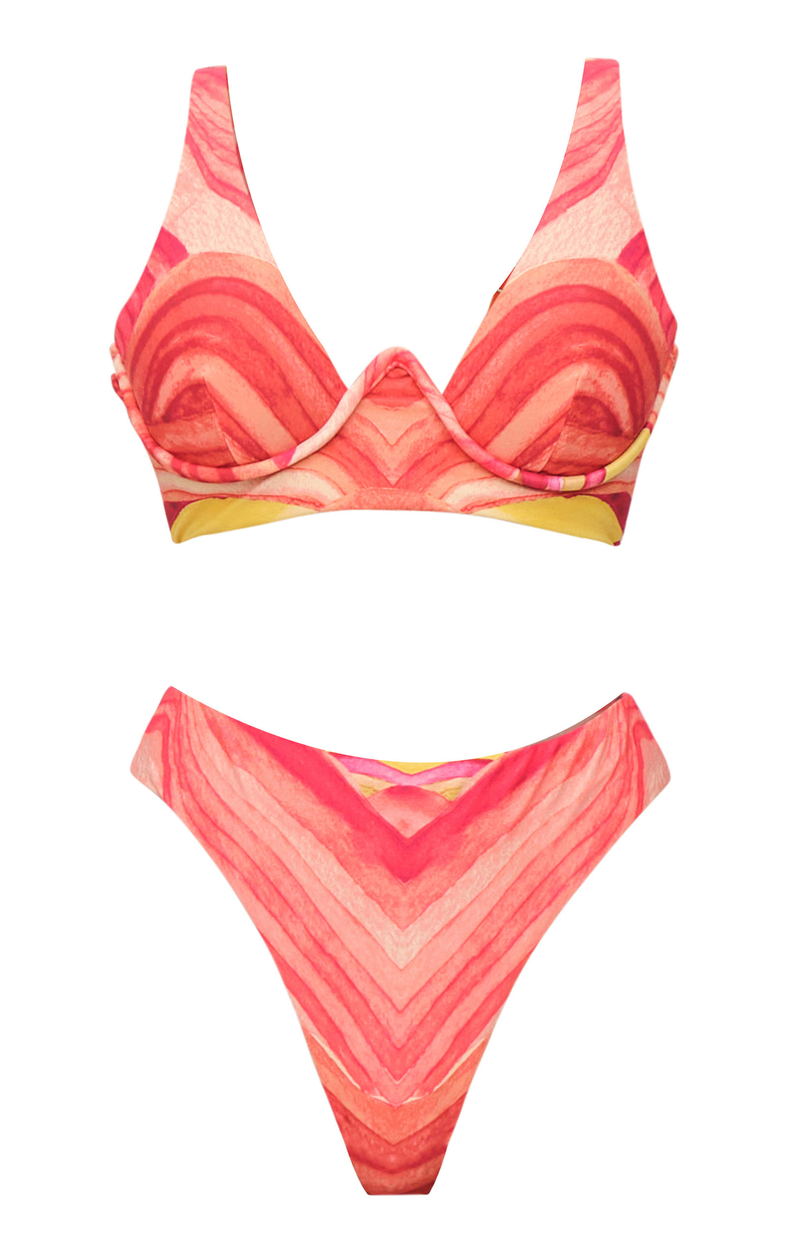 Andrea Iyamah Kasa Printed Bikini Bottom In Print