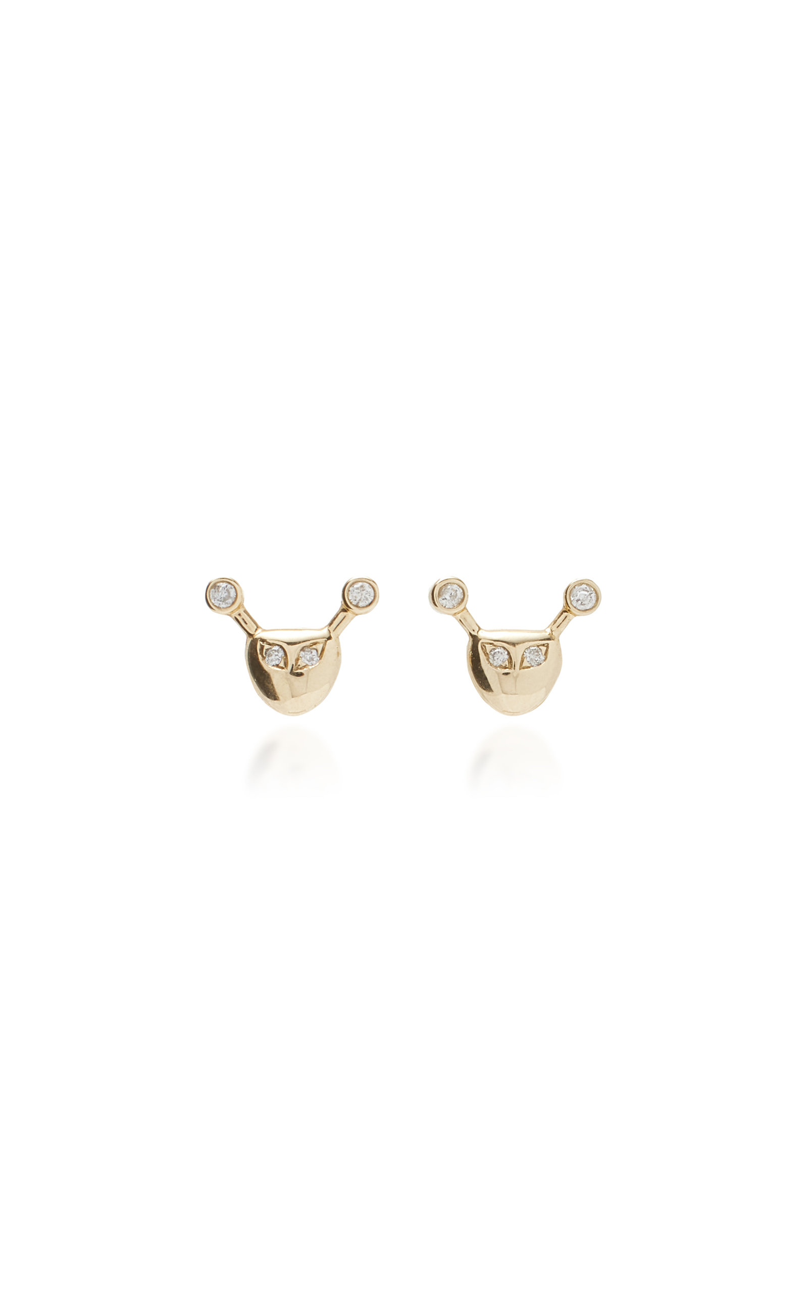 ADINA REYTER WOMEN'S THE FAR OUT 14K YELLOW GOLD DIAMOND EARRINGS