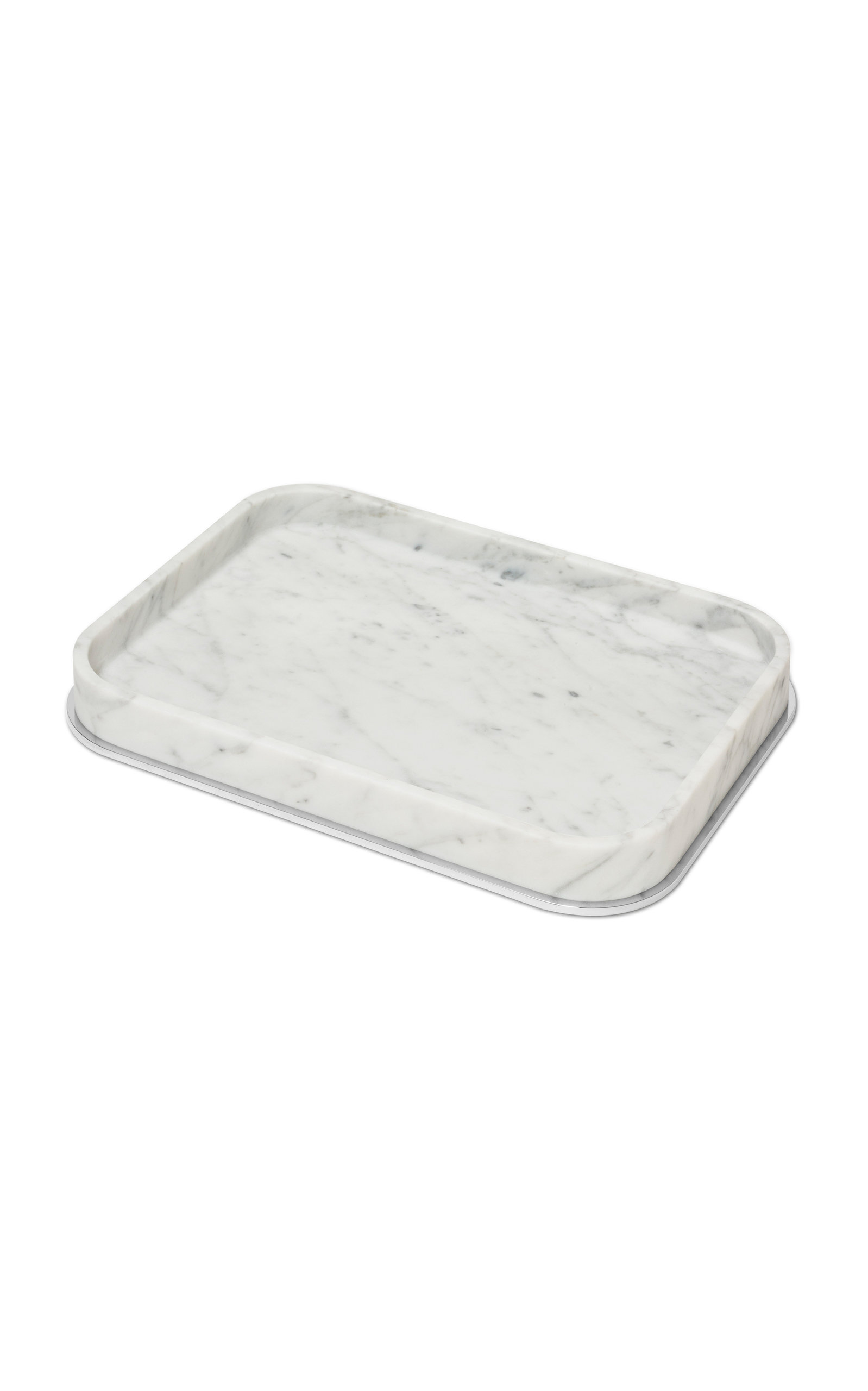 Giobagnara Large Polo Marble Valet Tray In White