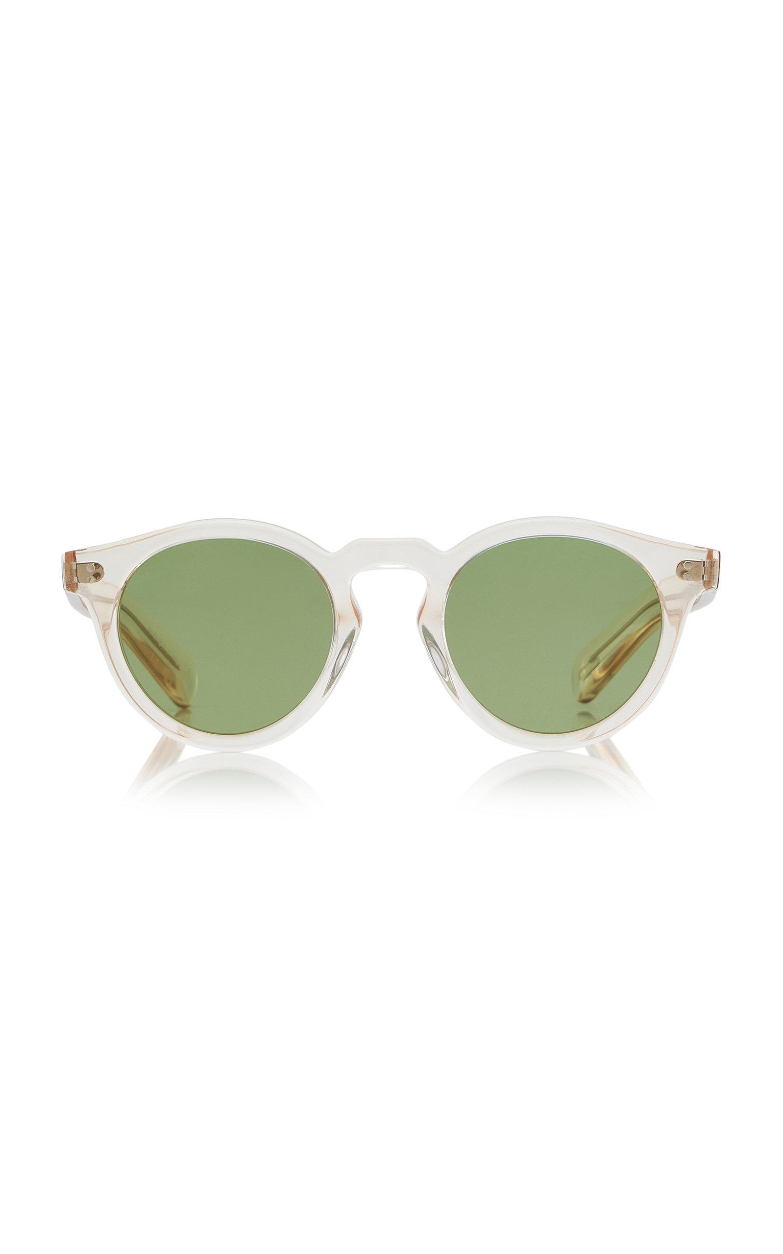 OLIVER PEOPLES WOMEN'S MARTINEAUX ROUND-FRAME ACETATE SUNGLASSES